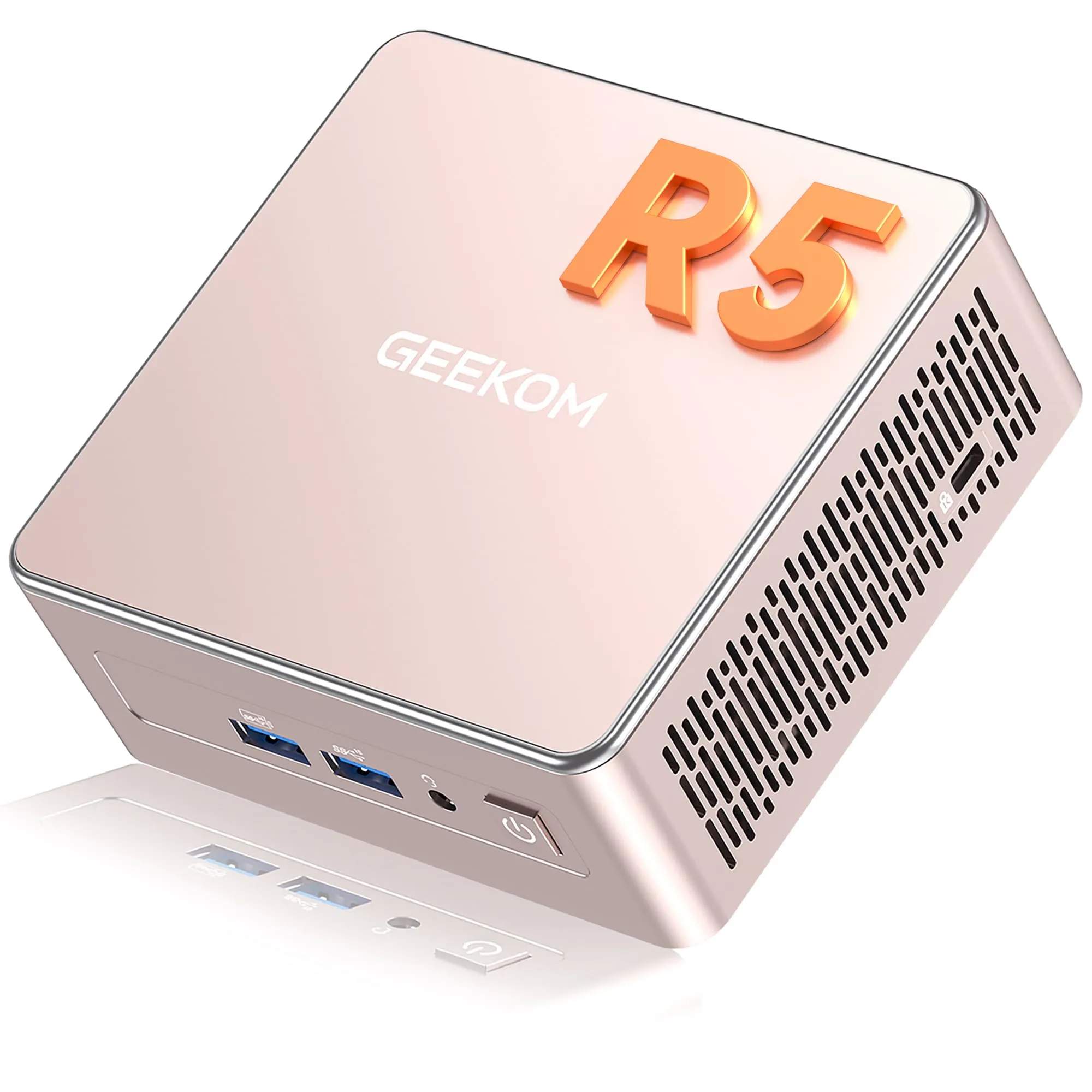 GEEKOM A5 Mini PC - AMD Ryzen 5 7430U, 16GB RAM, 512GB SSD, Windows 11 Pro