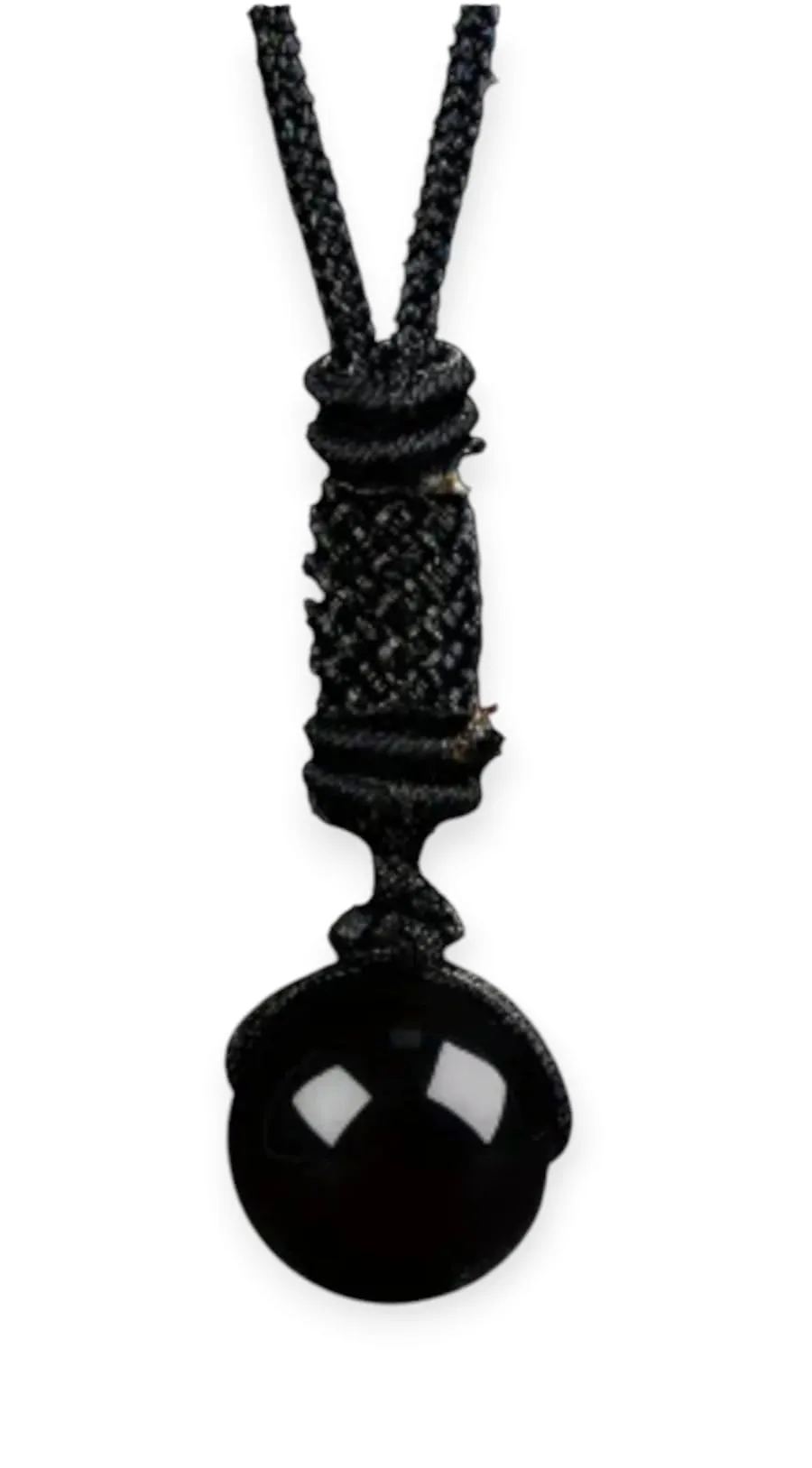 Collana in Cordoncino con Pietra Naturale - Gioiello Unisex Energetico e Portafortuna