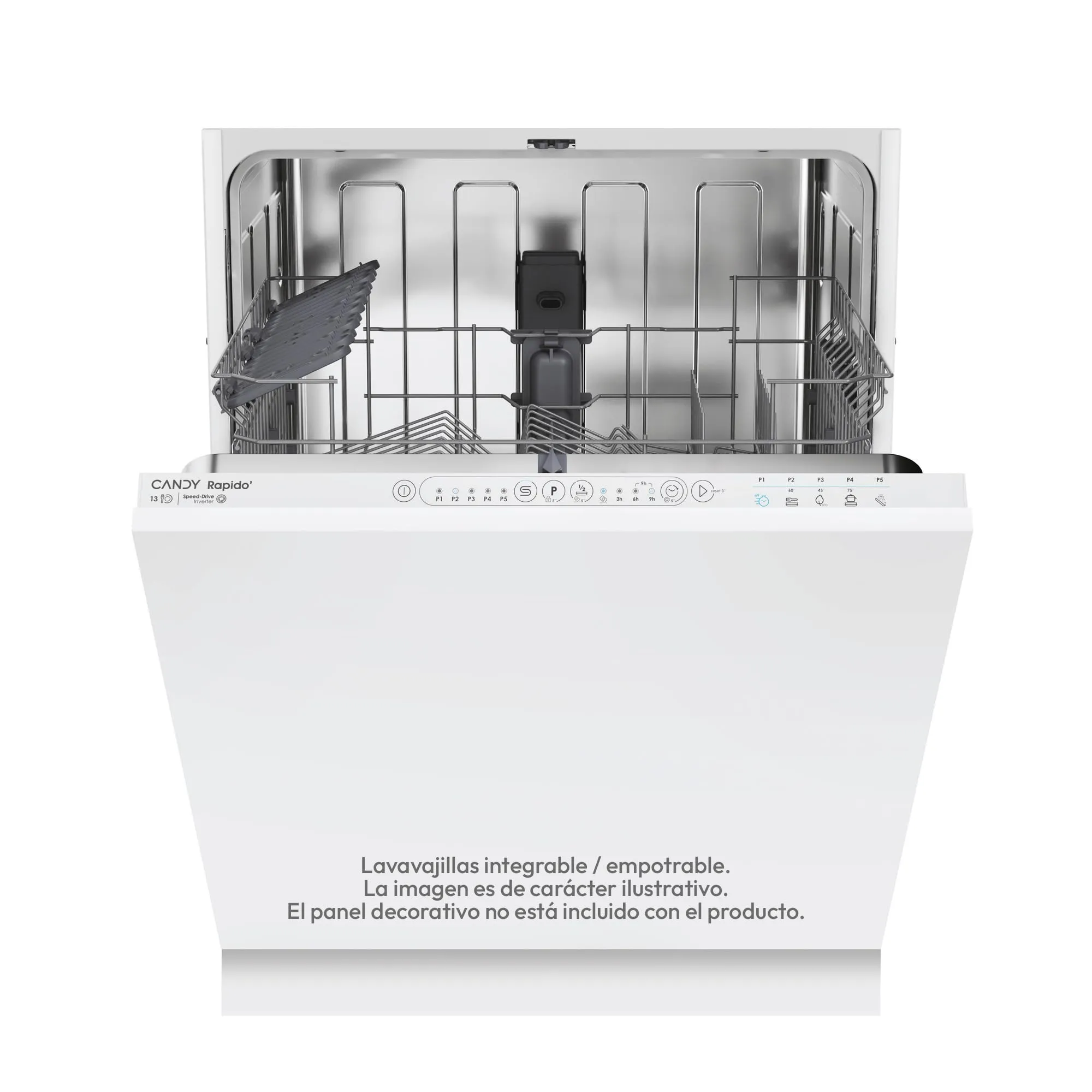 Candy Rapidò CI 3E53E0W Lavastoviglie Integrabile