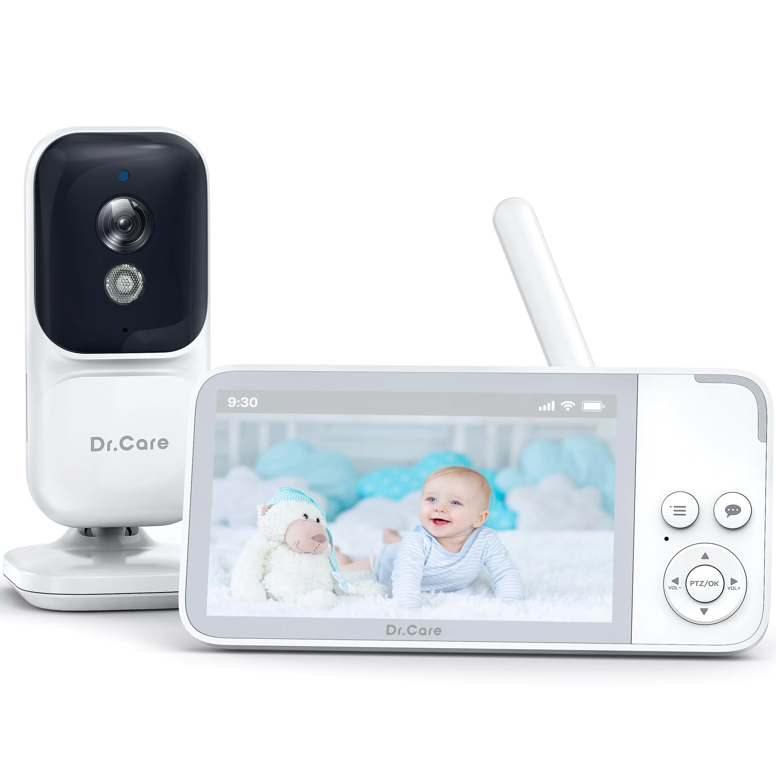 Dr.Care Baby Monitor Video e Audio NeoView con 2 Telecamere