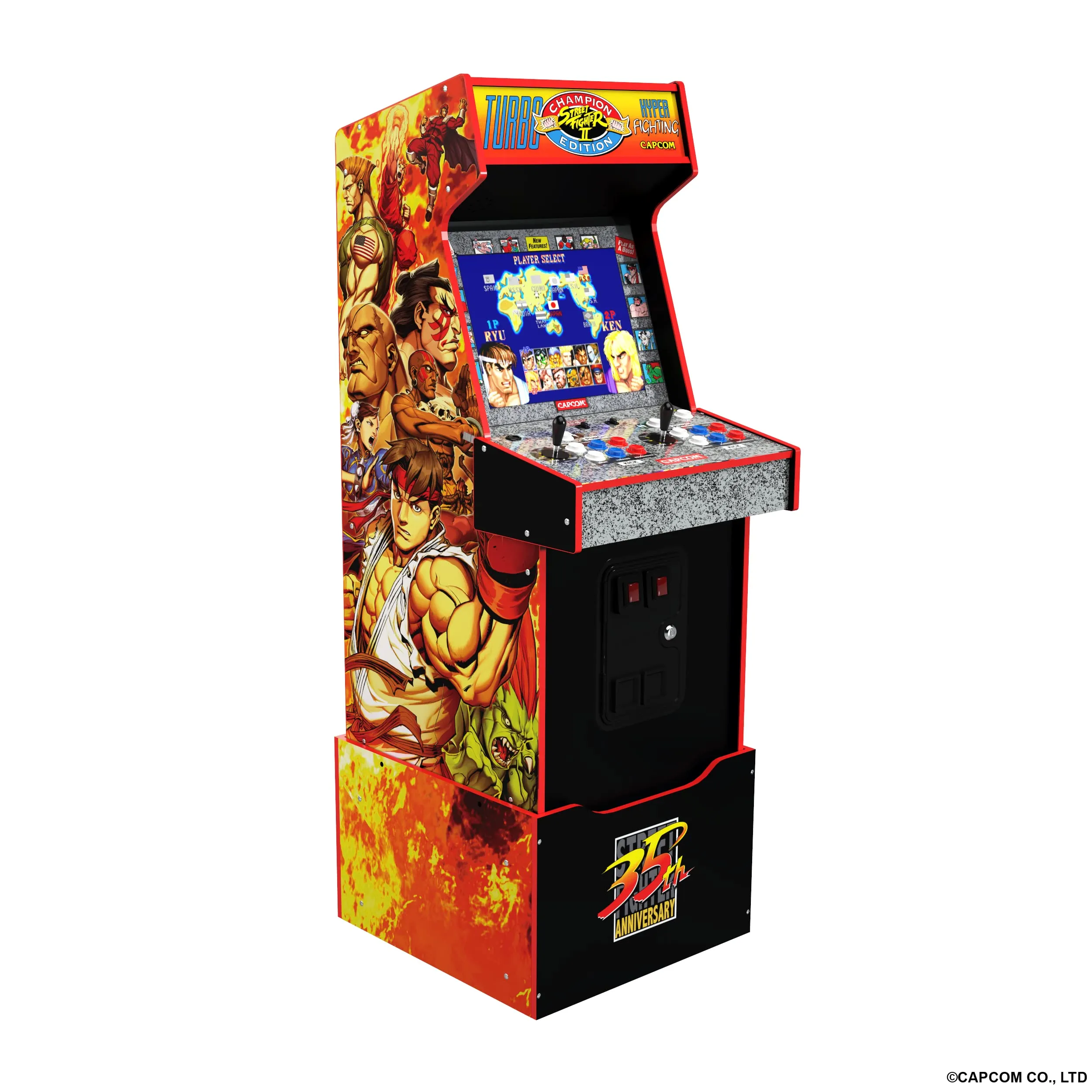 Arcade1Up Street Fighter Legacy 14-in-1 Wi-Fi Enabled Arcade Machine