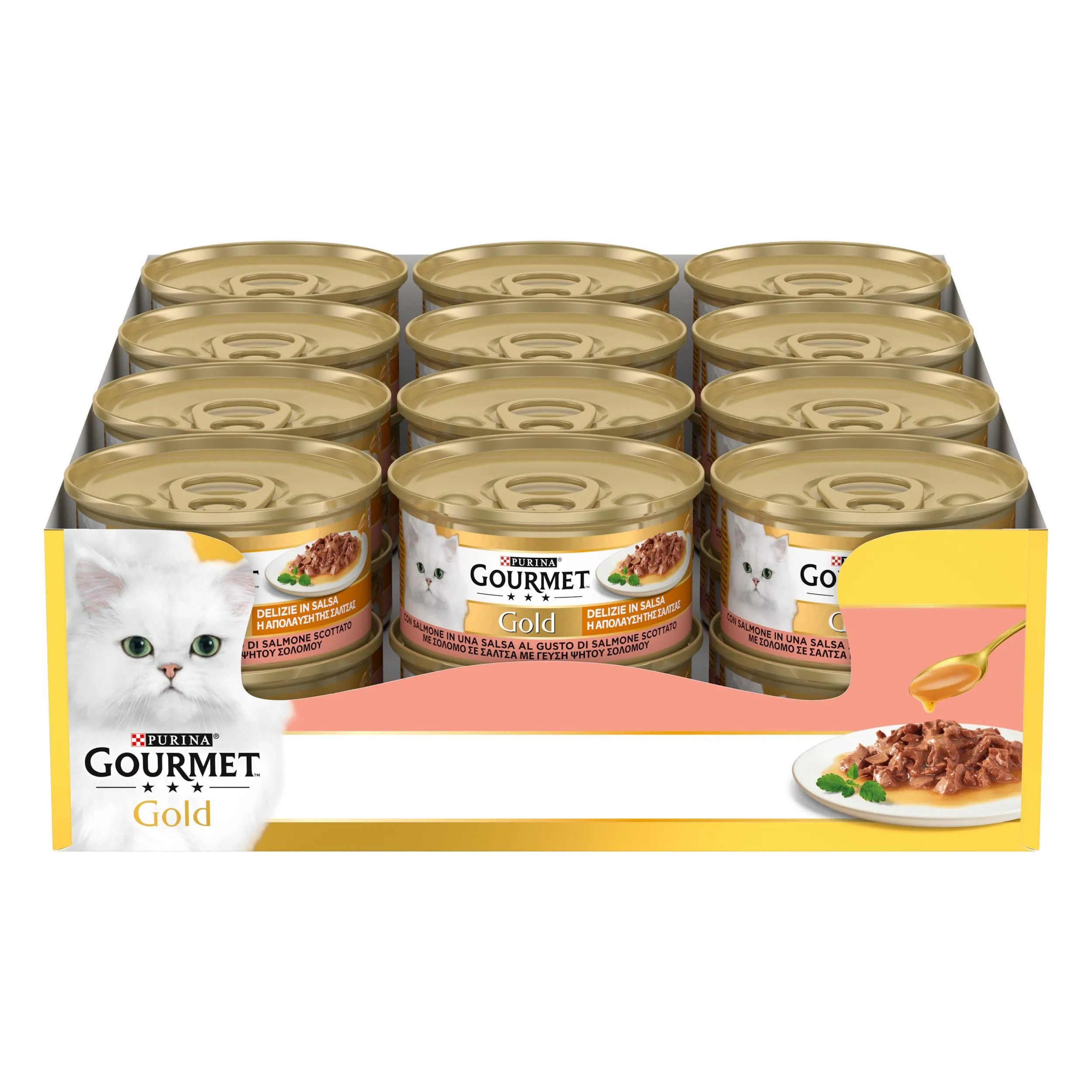 Gourmet Gold Delizie in Salsa con Salmone