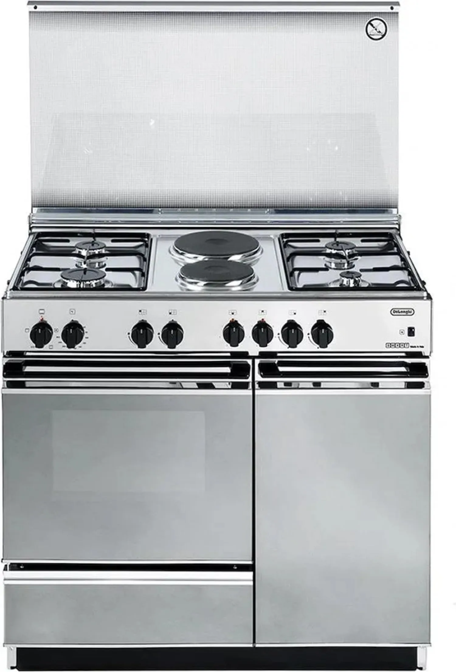 Cucina a gas Smeg SEX8542NEDM Inox - 86x50 cm, Classe A