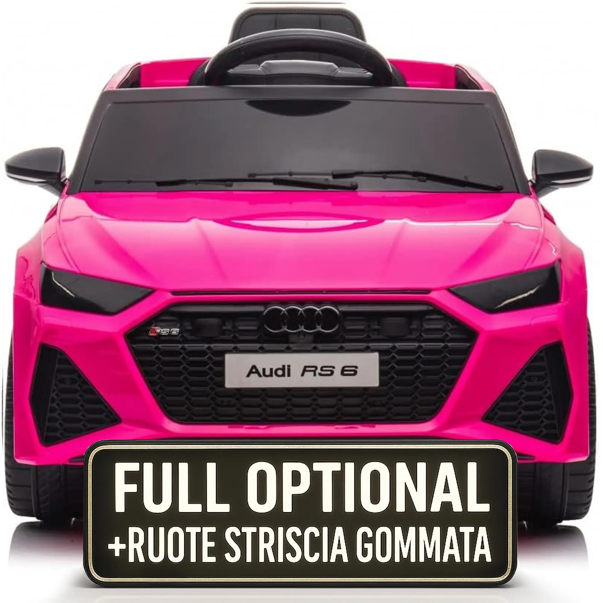 Auto Elettrica per Bambini Audi RS 6 Fucsia - TOYSCAR
