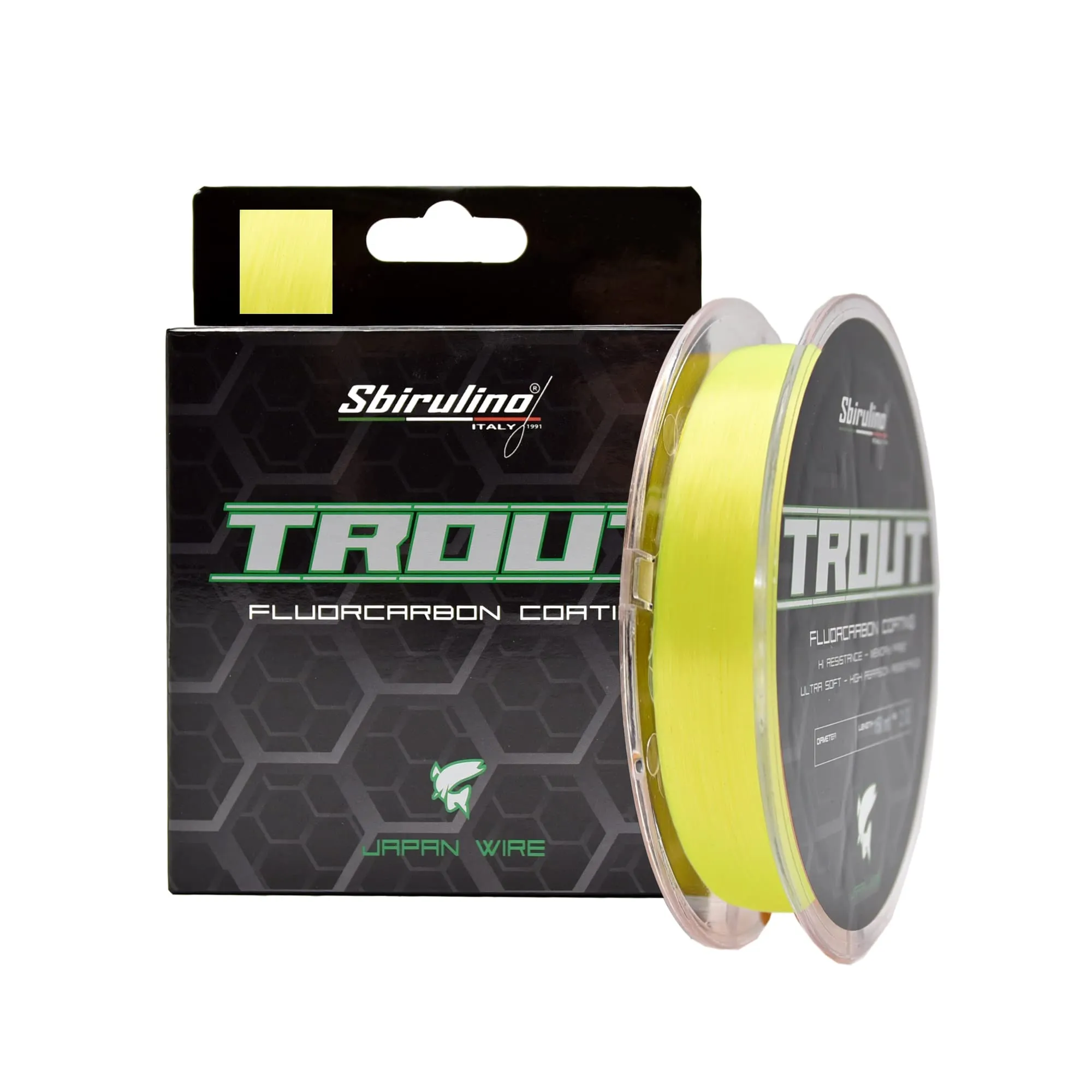 Sbirulino® Filo Lenza da Pesca Fluorocarbon Coating Trout