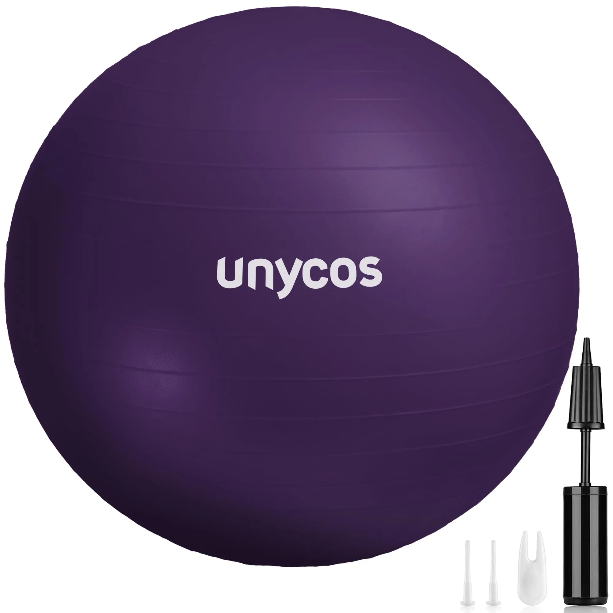 Palla Fitness Antiscivolo 65 cm con Pompa, Fitball Anti-Scoppio
