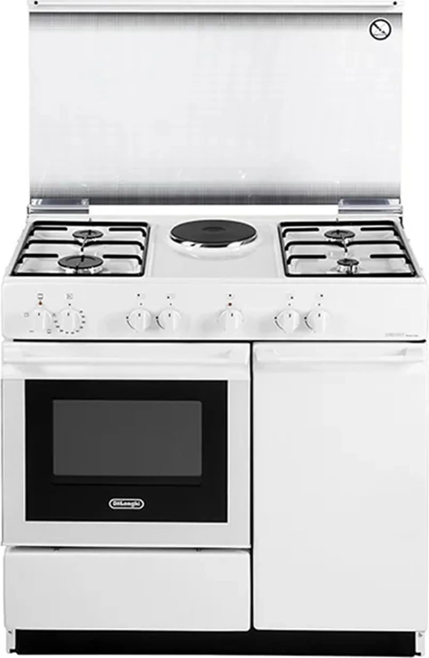 Cucina a Gas con Forno Elettrico SEW8541NEDM - 86x50 cm Bianco
