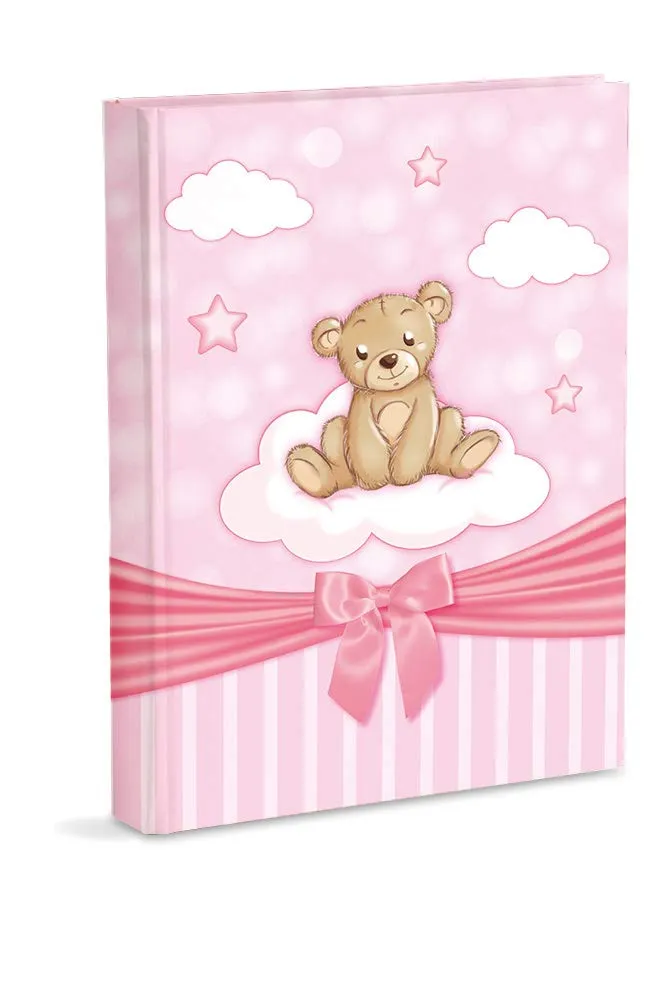 Mareli Album Fotografico Nascita Bambina Rosa con Diario