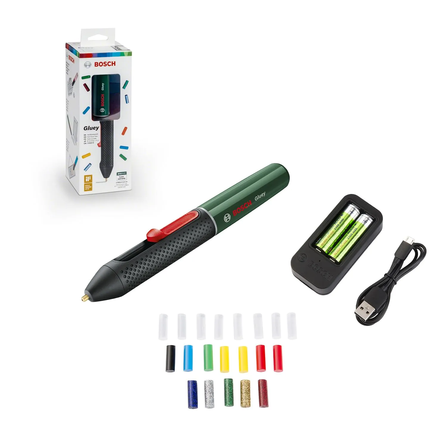Bosch Gluey Evergreen Penna Incollatrice a Caldo a Batteria