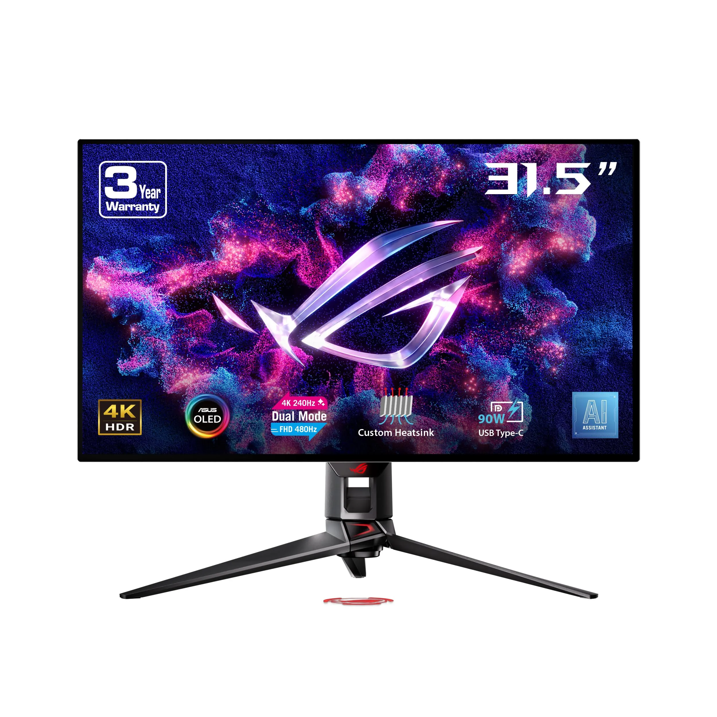 ASUS ROG Swift OLED PG32UCDP - Monitor Gaming WOLED 4K 240Hz/FHD 480Hz