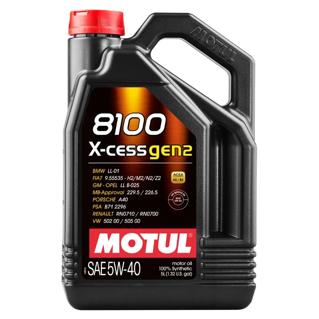 Motul 8100 X-cess Gen2 5W-40 Olio Motore 5 Litri