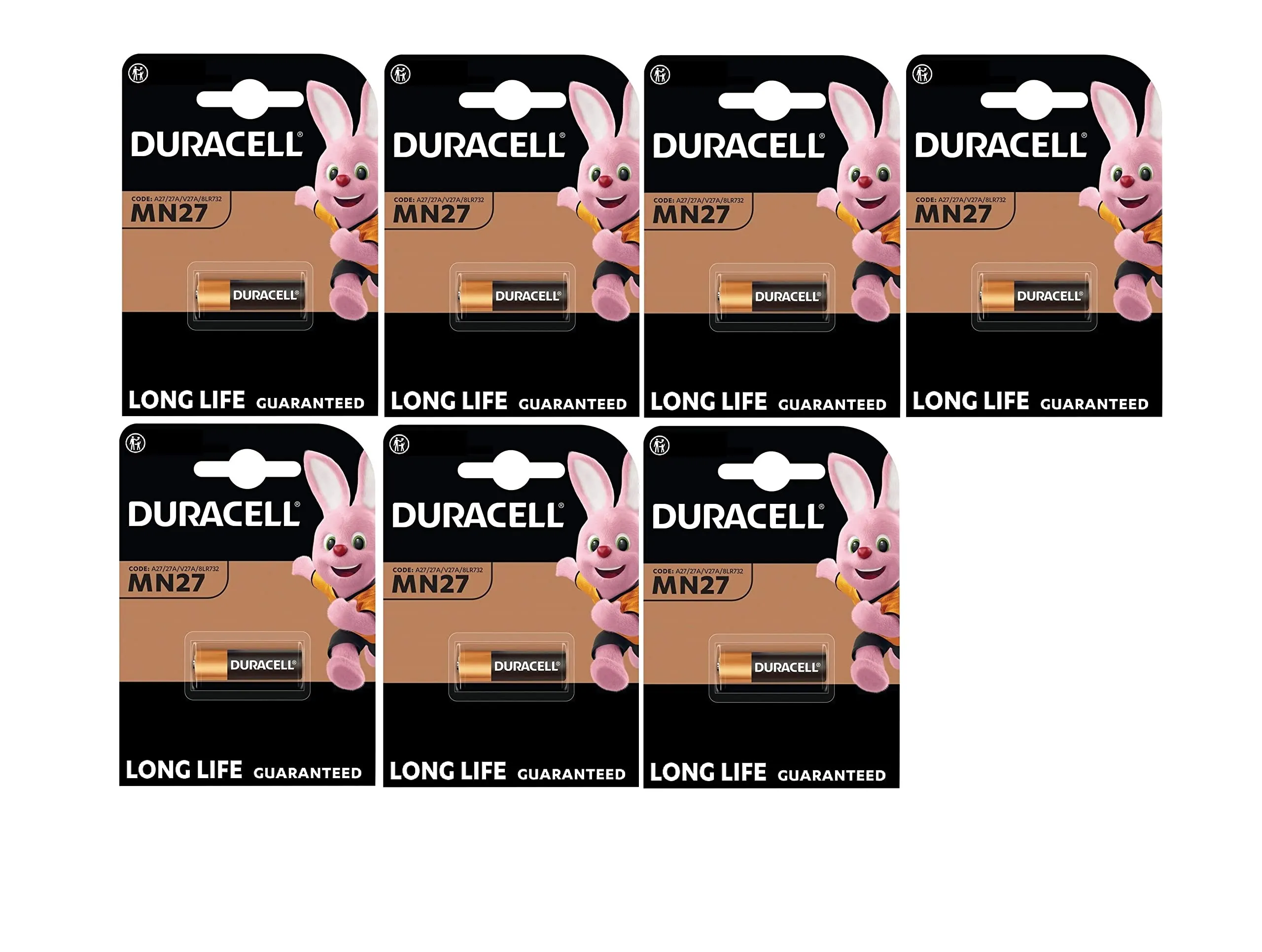 Duracell MN27 Batteria Alcalina 12V - Confezione da 7
