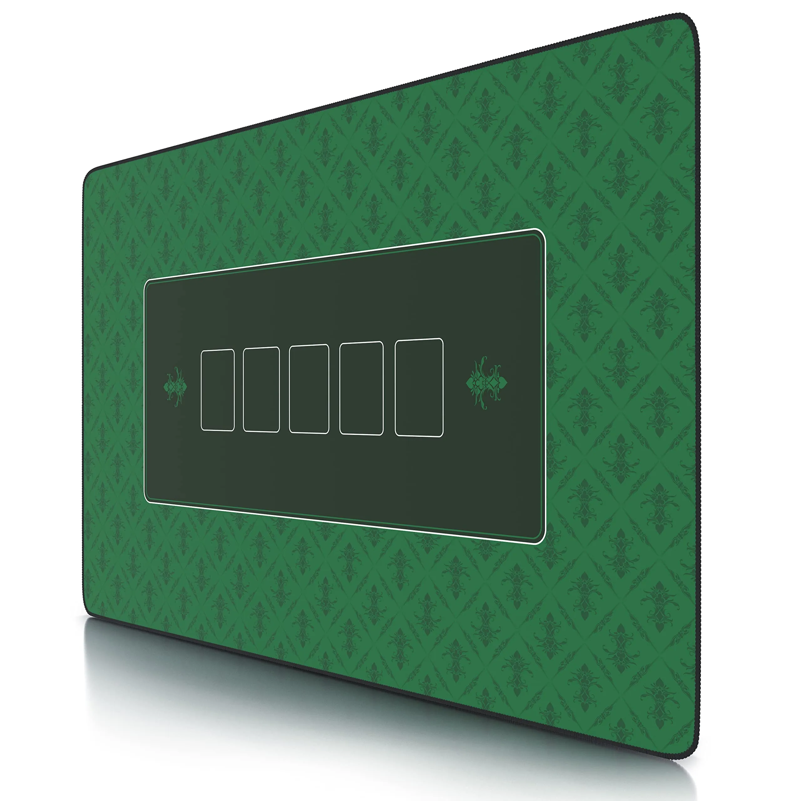 CSL - Tappeto Poker Professionale XXL 100x60 cm, Verde