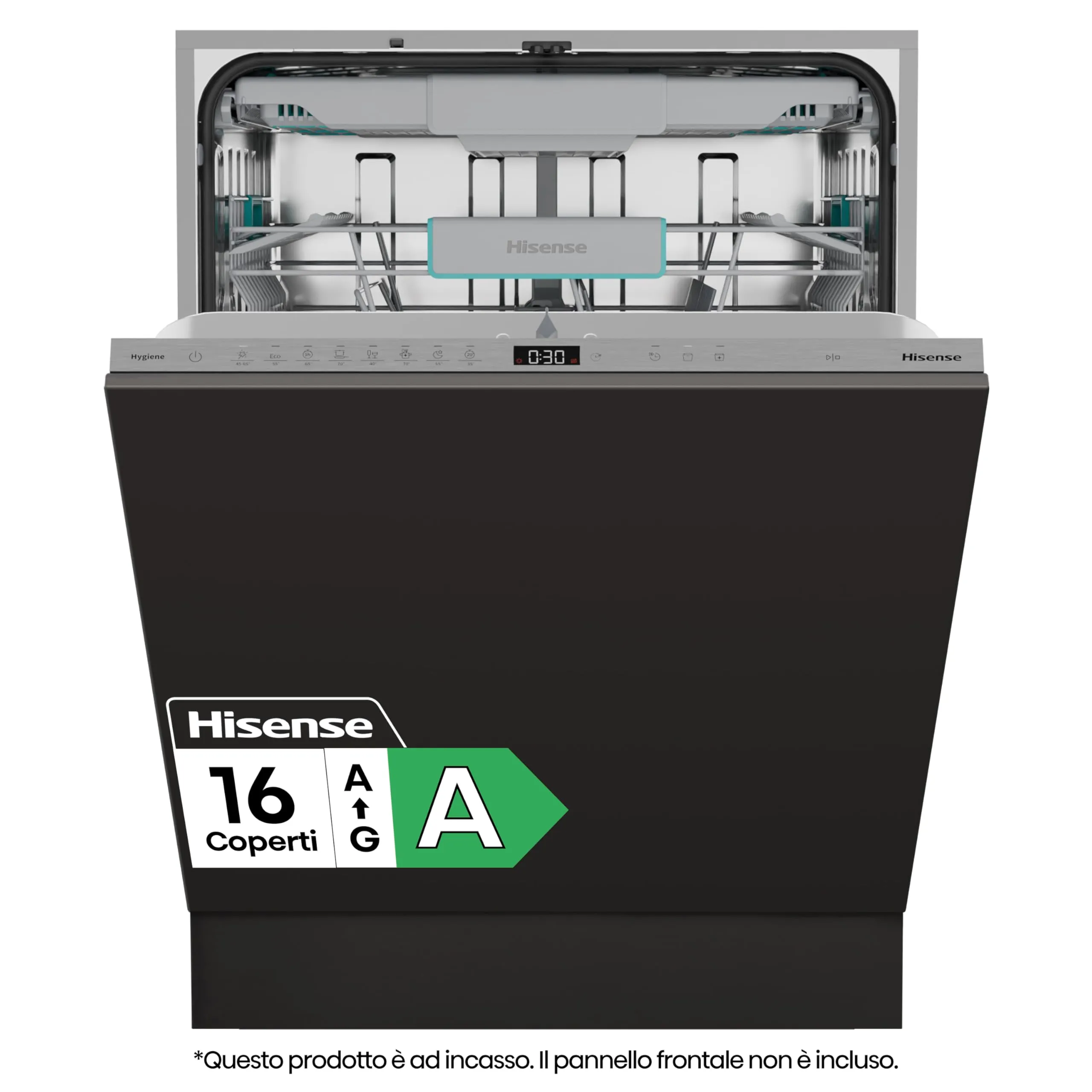 Lavastoviglie ad Incasso Hisense HV16A: 16 Coperti, Tecnologia Avanzata e Design Elegante