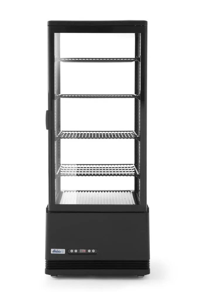 HENDI Vetrina Refrigerata Espositiva 98L - Nero
