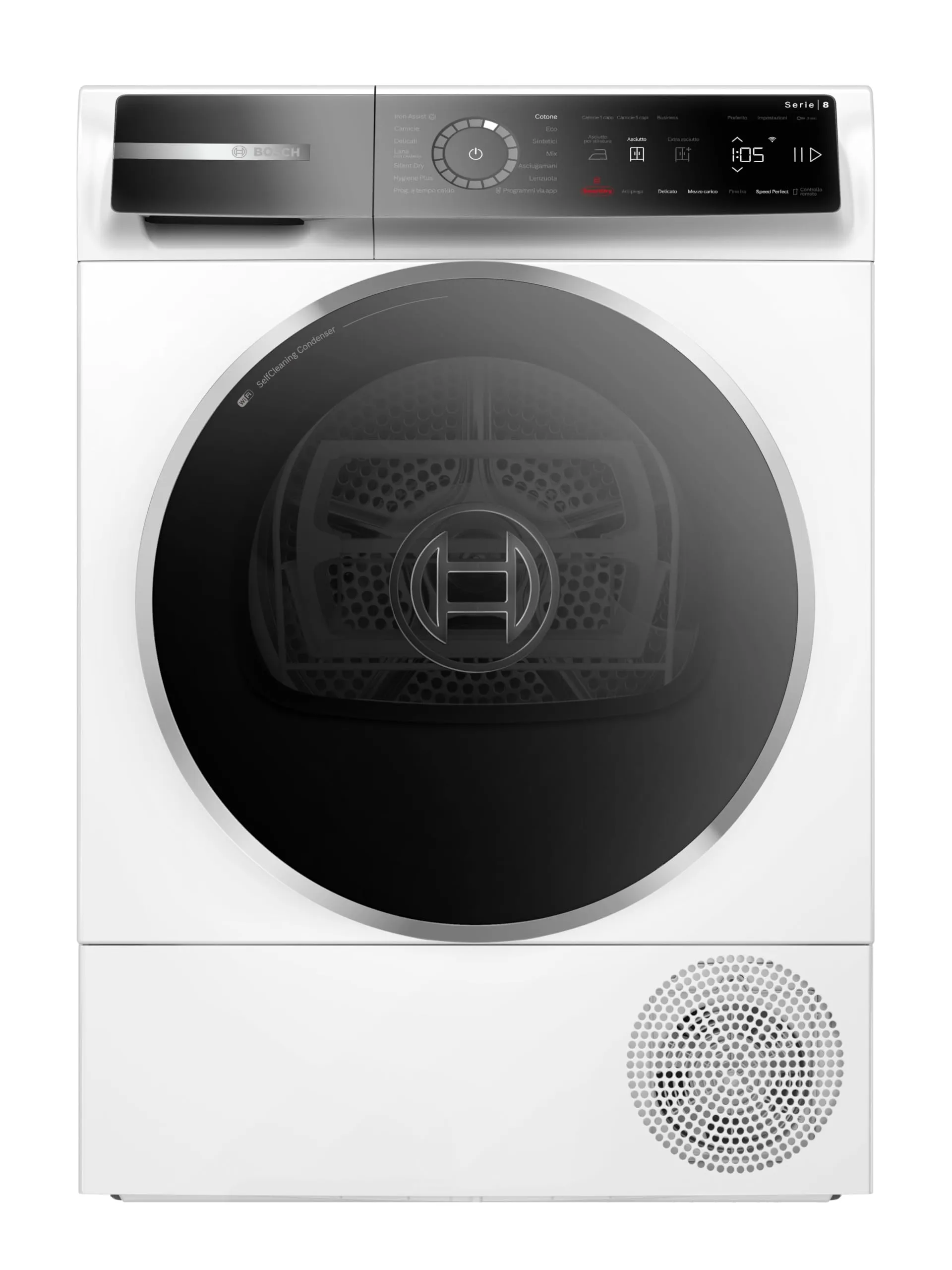 Bosch Serie 8 WQB246C0II Asciugatrice a Pompa di Calore Smart 9 kg