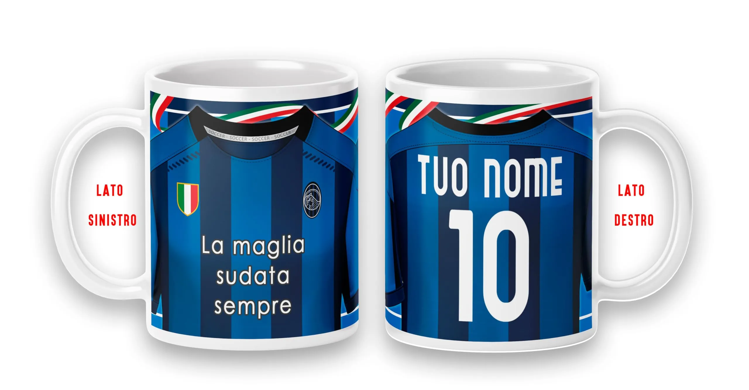 Tazza Mug Personalizzabile Tifoso Nerazzurro - Forza Dea