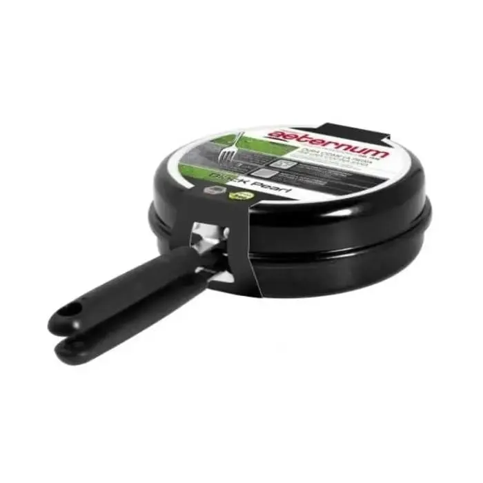 Aeternum Black Pearl Padella Doppia Girafrittata 24 cm per Induzione