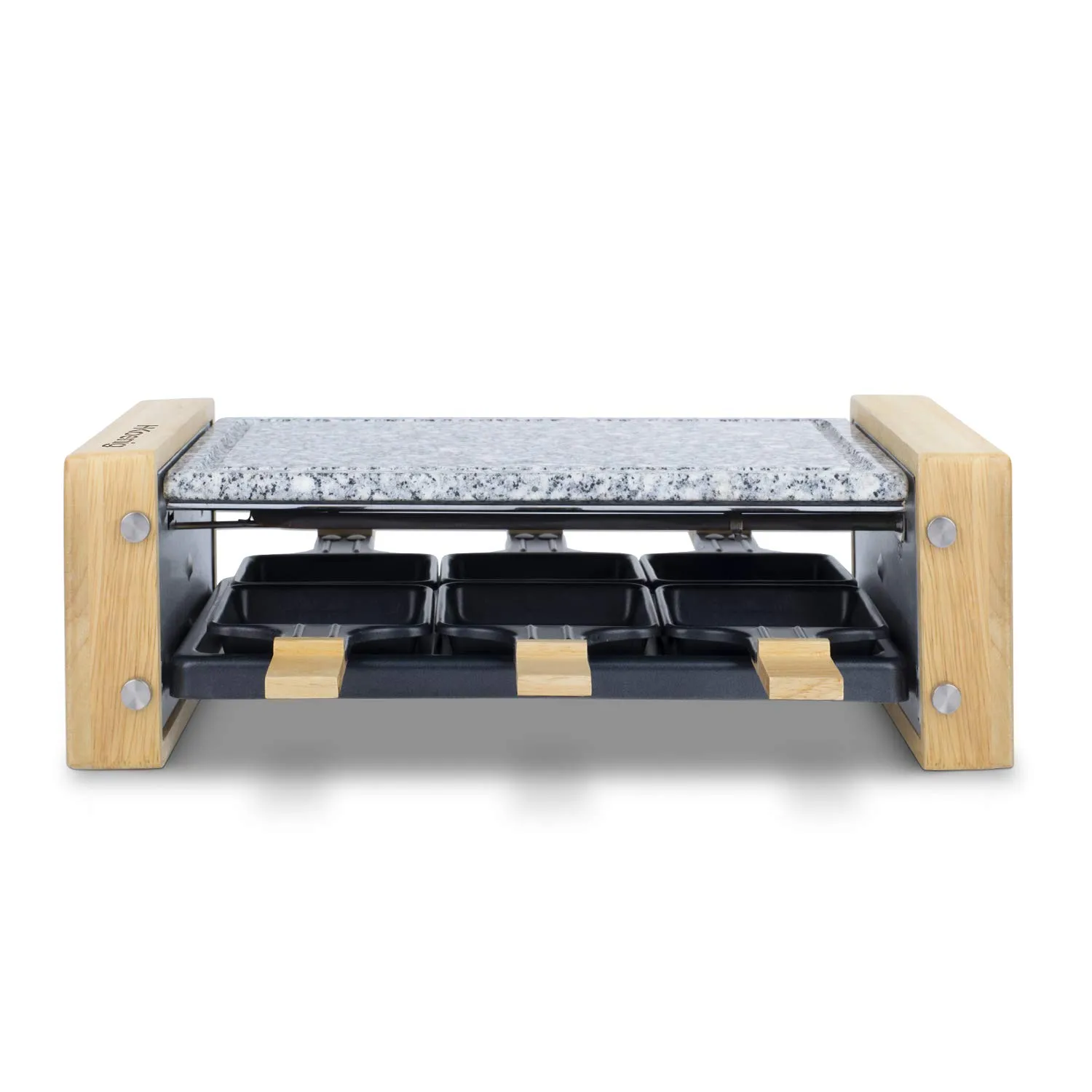 H.Koenig WOD6 Apparecchio Multifunzione Raclette, Fonduta e Pietra Ollare