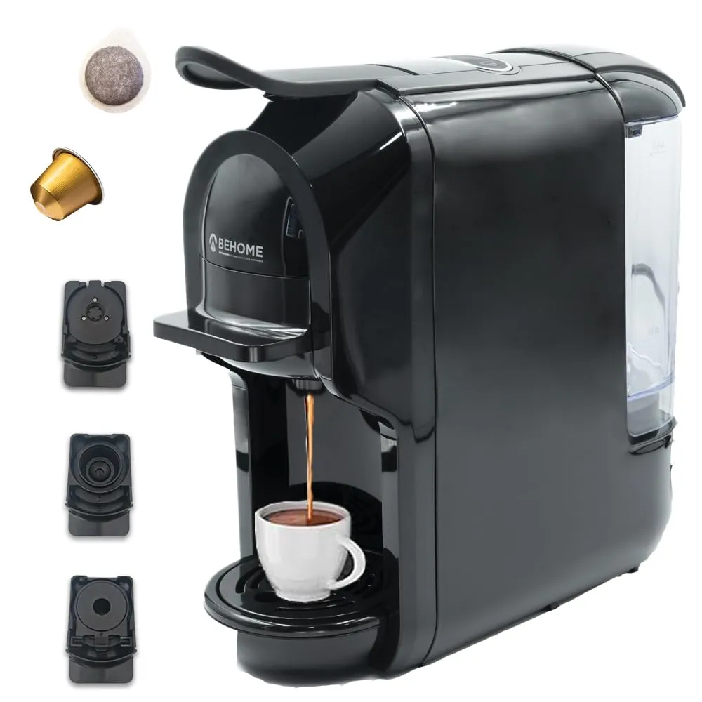 Macchina Caffè BEHOME EC1450P - Nespresso, Cialde, Dolce Gusto
