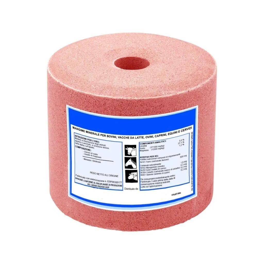 Bio-Block 5 Kg - Integratore di Sali Minerali per Ovini, Equini e Bovini