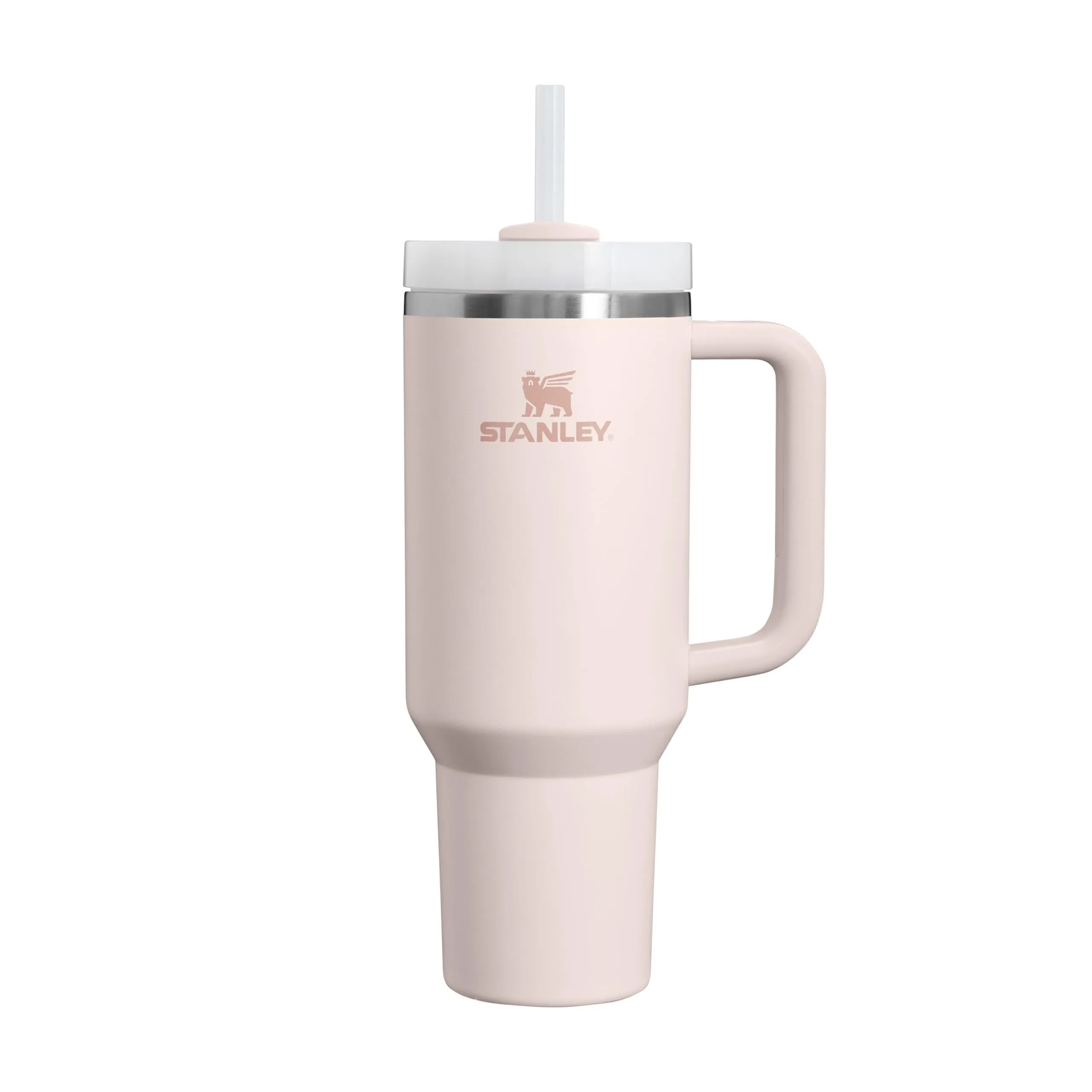 Stanley Quencher H2.0 FlowState Borraccia con Cannuccia 1.2L - Freddo per 11 Ore - Con Ghiaccio per 48 Ore - Senza BPA - Tazza Termica con Manico - Borraccia Termica - Rose Quartz