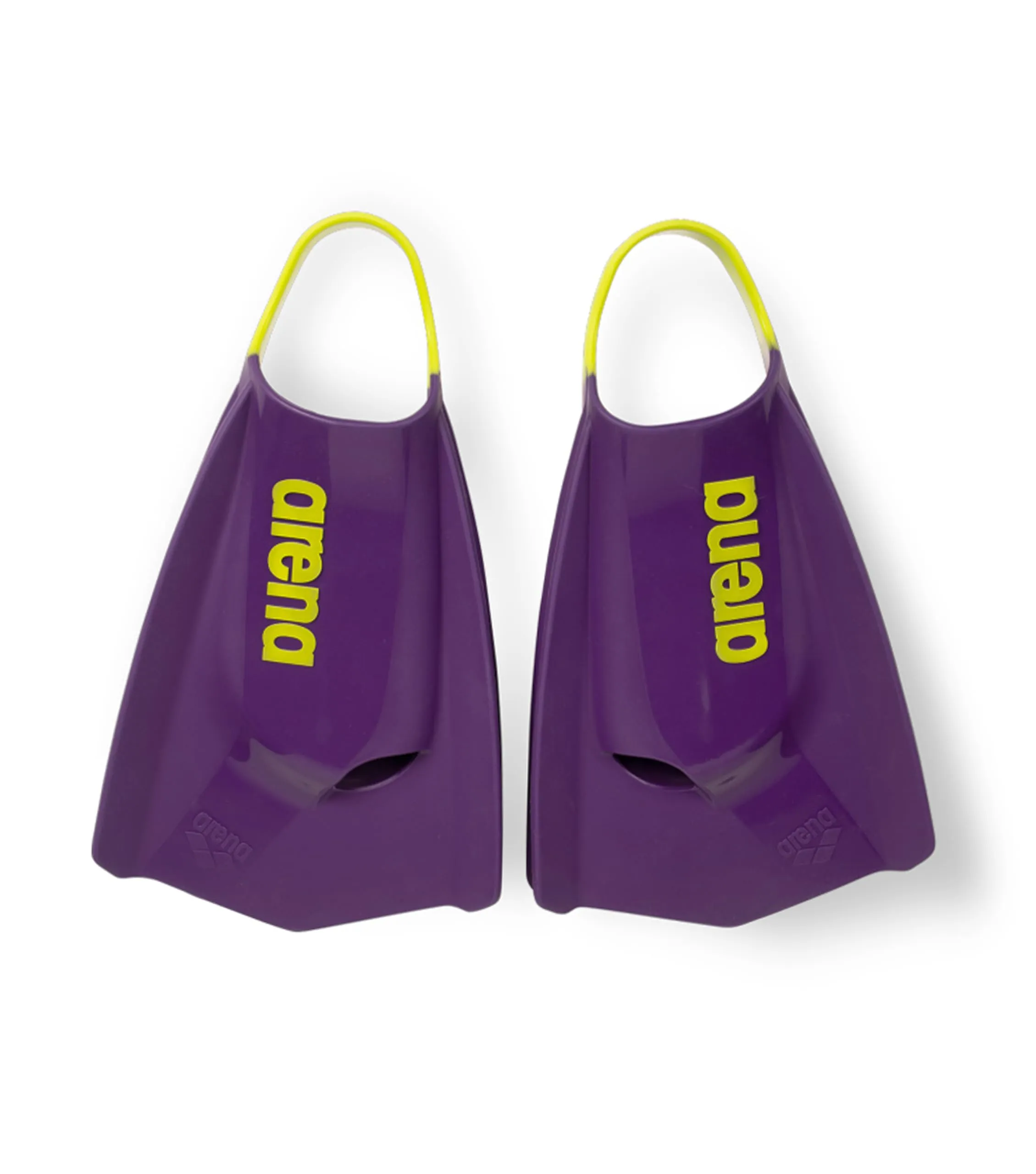 Arena Powerfin Pro II - Pinne da Nuoto Prugna/Giallo