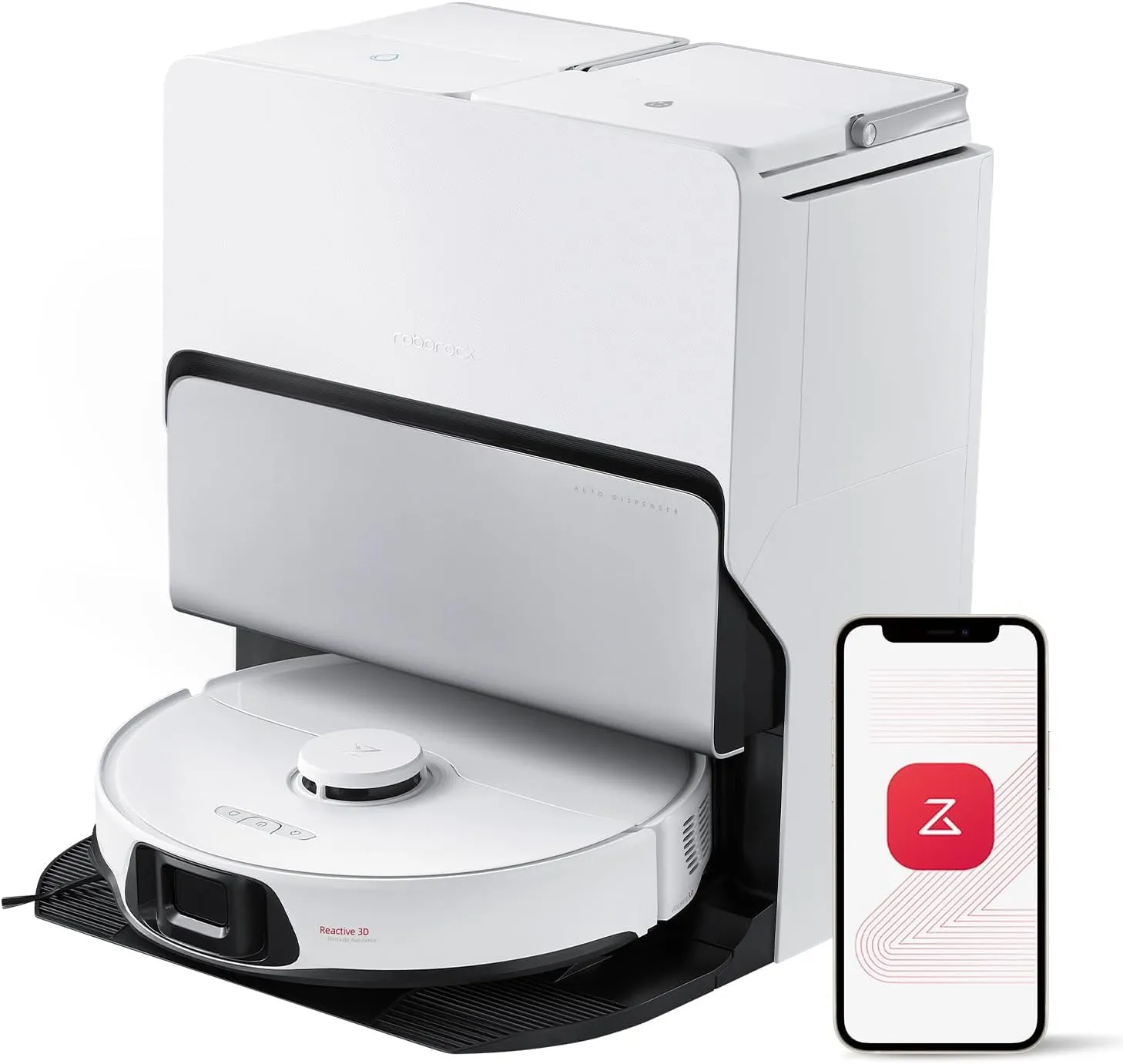 Roborock S8 MaxV Ultra Robot Aspirapolvere Bianco