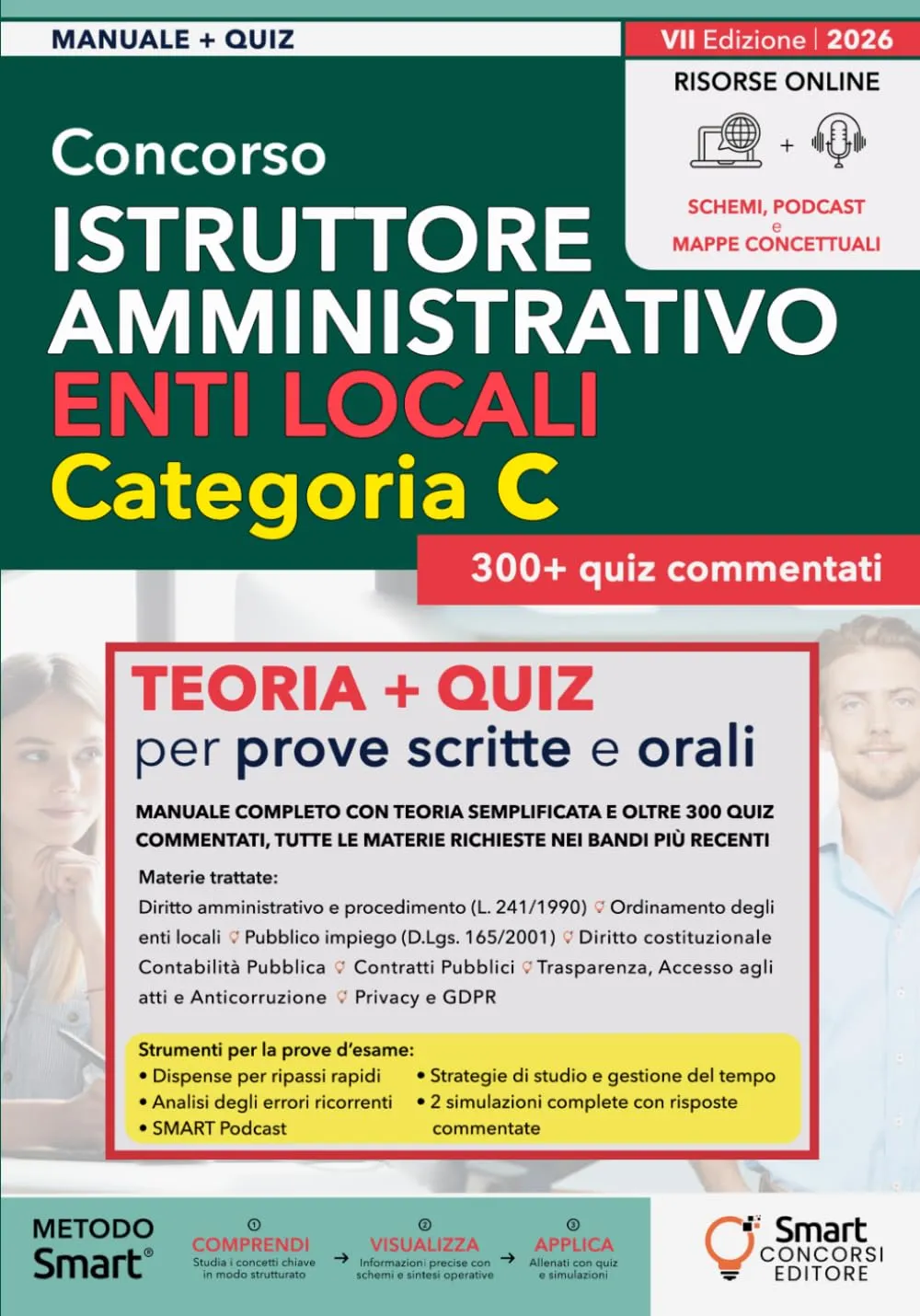 Concorso Istruttore Amministrativo Enti Locali - Categoria C: Manuale completo