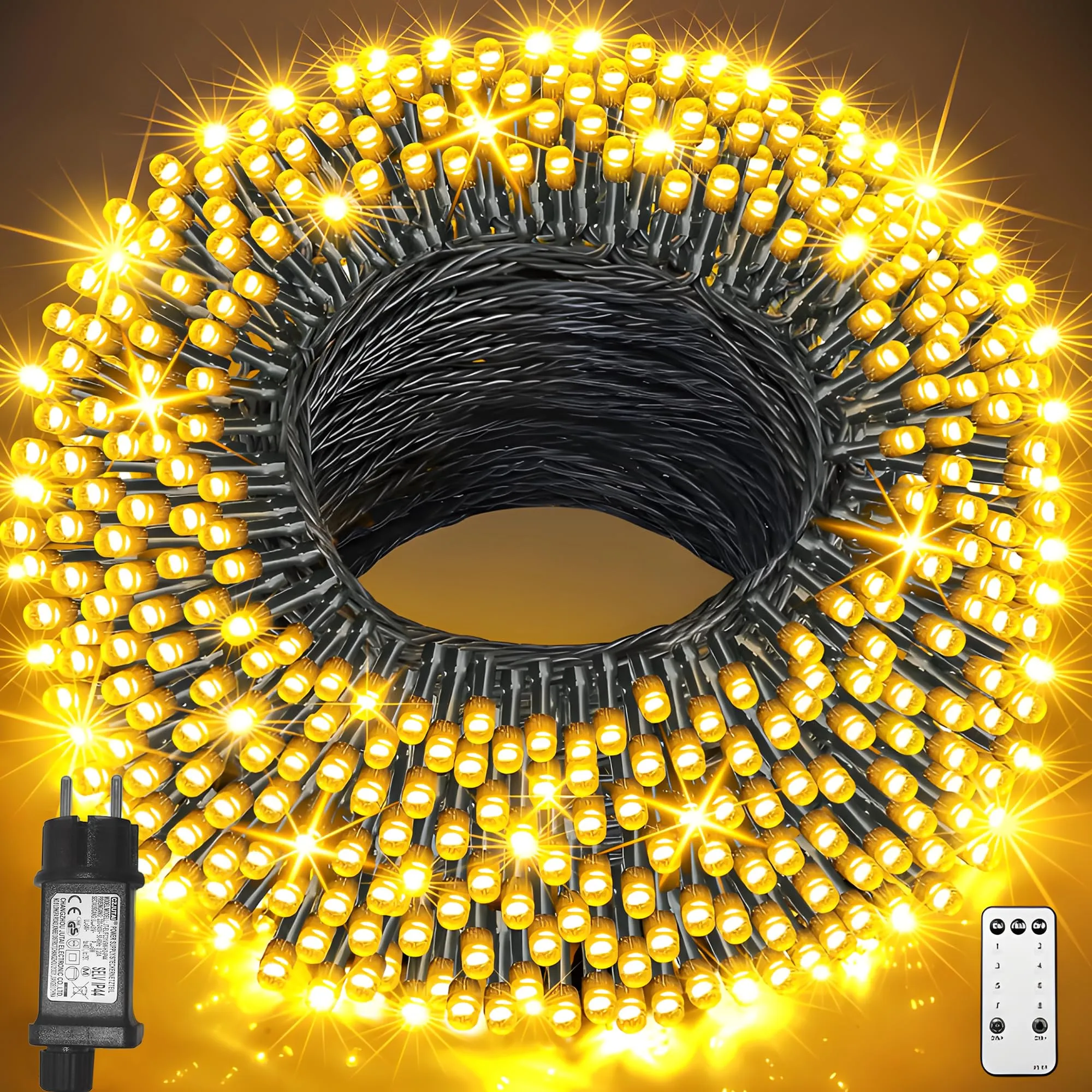 Toyete Luci di Natale (120 metri in linea retta)
