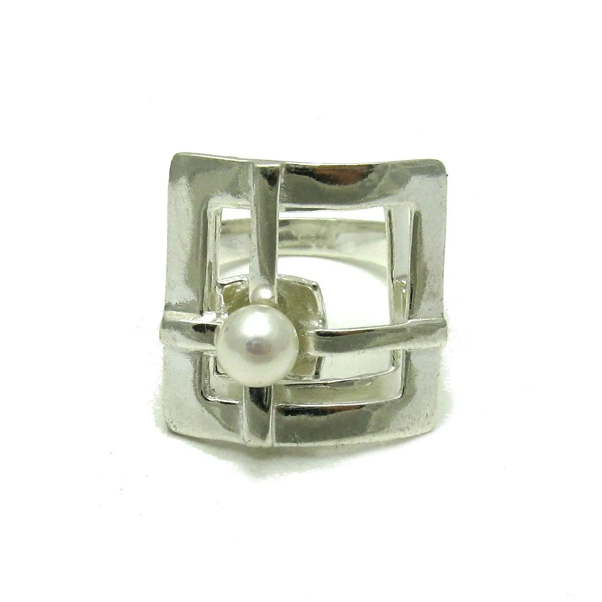 Anello in Argento 925 con Perla 6mm