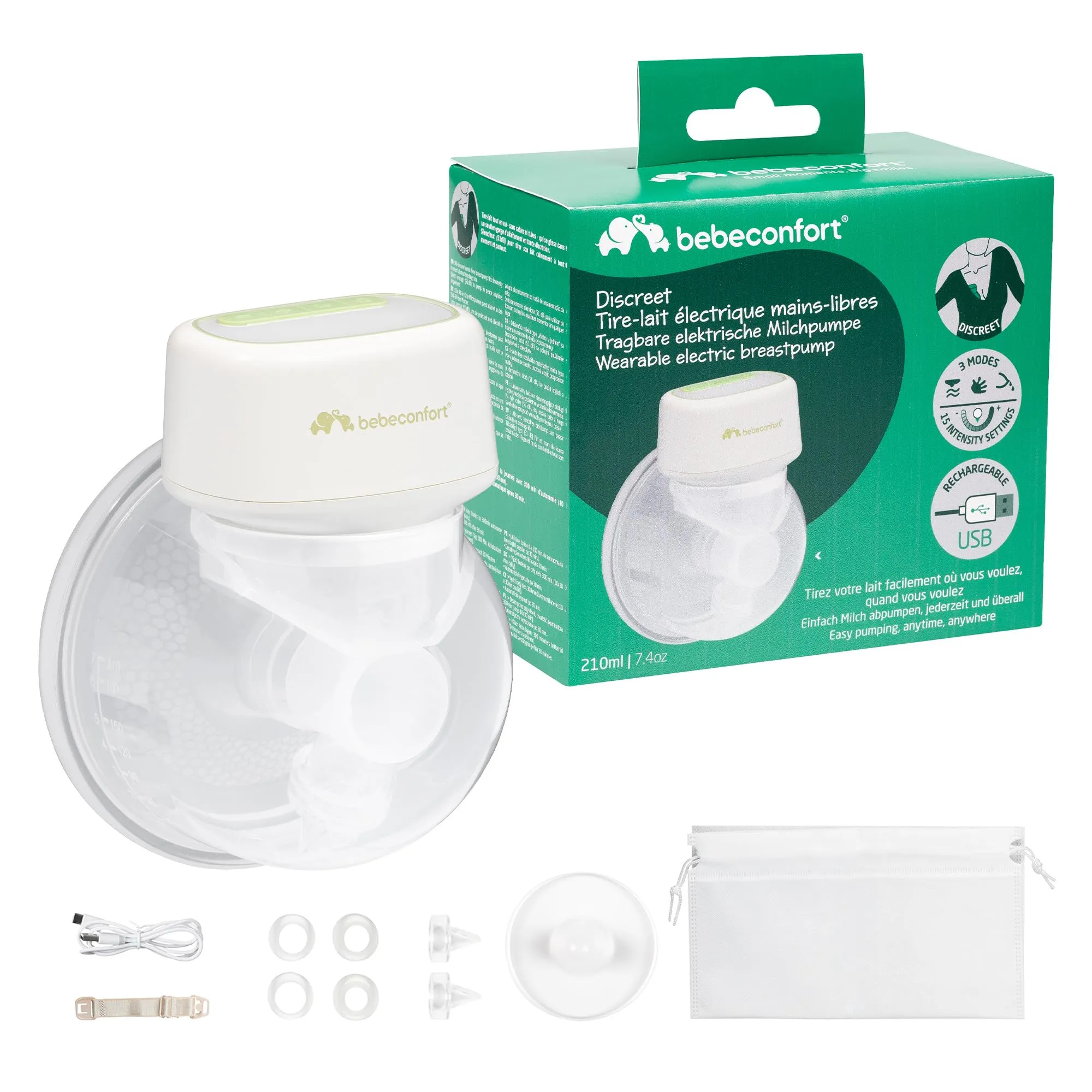 Bebeconfort Discreet Tiralatte Elettrico Indossabile
