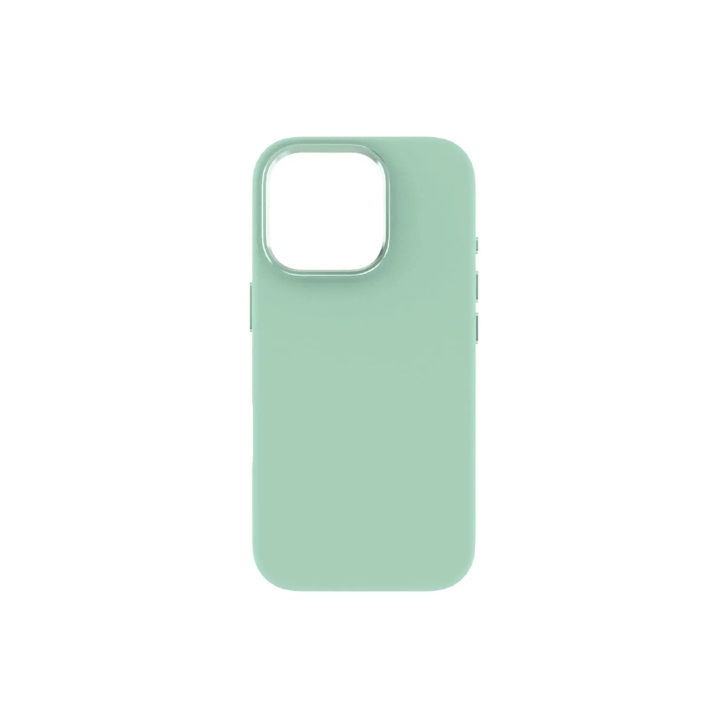 SOFT TOUCH cover in silicone per iPhone 16 Pro, MagSafe compatible - Mint