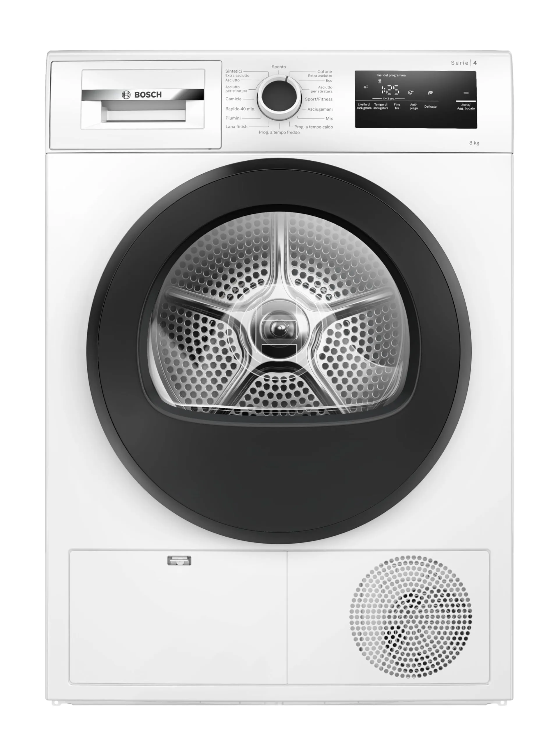 Bosch WTH85298II Serie 4 Asciugatrice a Pompa di Calore