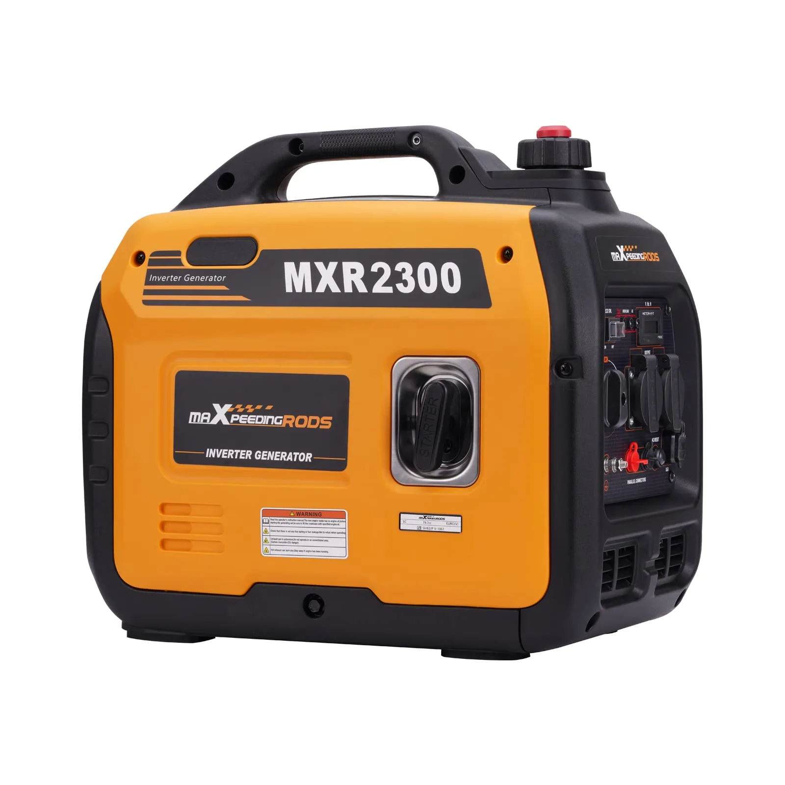 Generatore di Corrente Silenziato a Benzina Inverter maXpeedingrods 2300W