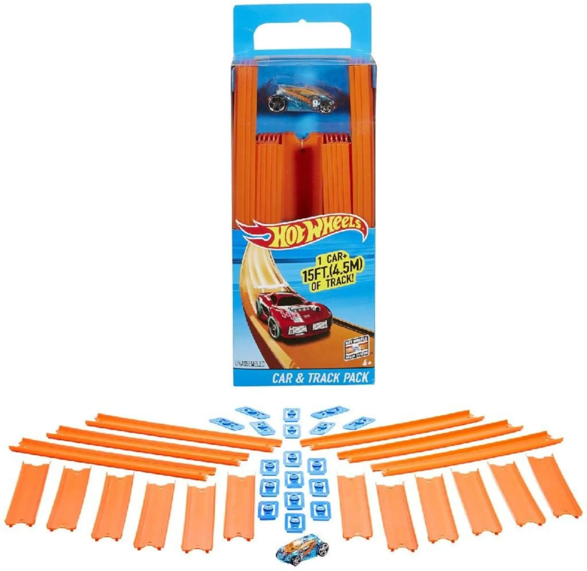 Hot Wheels Track Builder: Set Rettilinei e Accessori