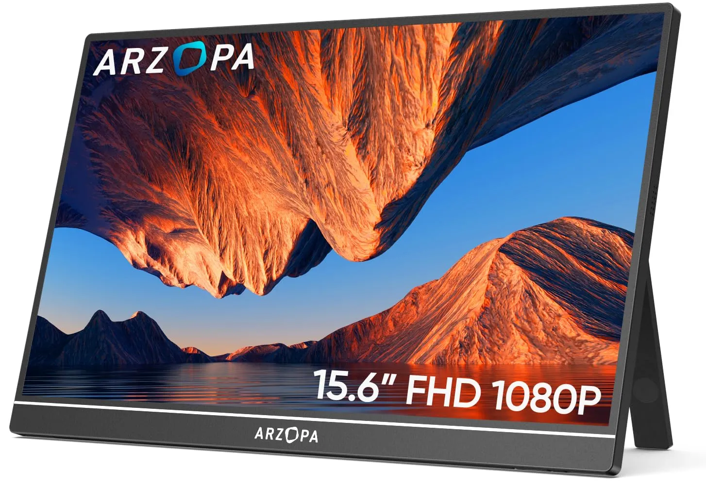 Monitor Portatile ARZOPA 15.6" FHD IPS con Supporto