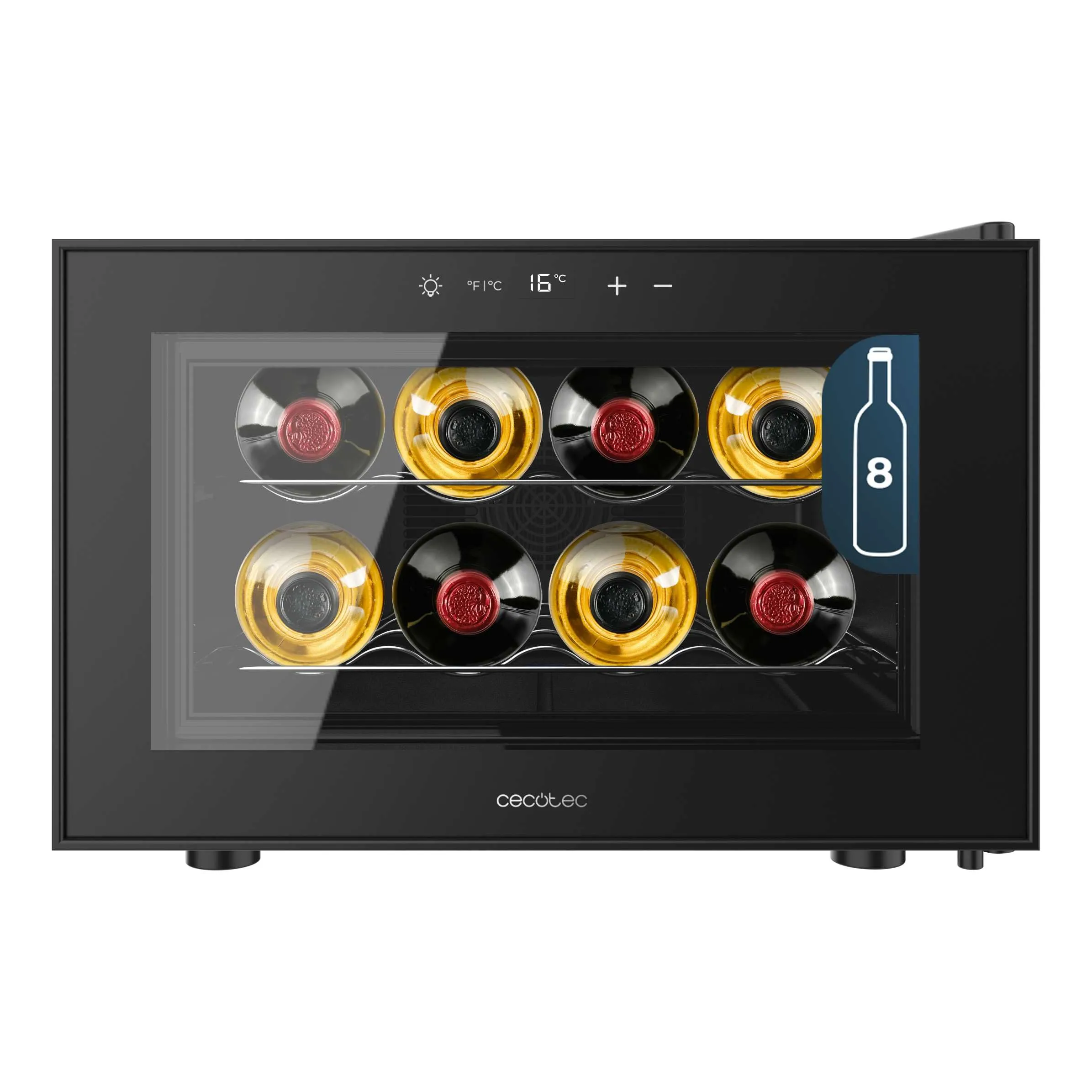 Cecotec Cantina Vino Bolero GrandSommelier 800H CoolCrystal E