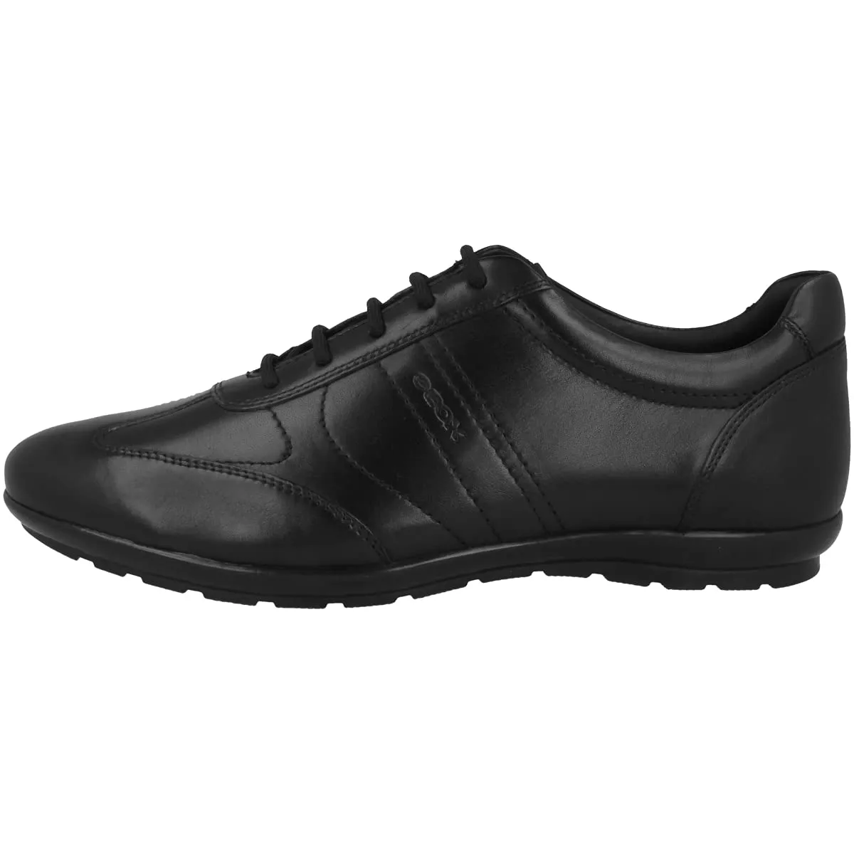 Geox Uomo Symbol B - Scarpe Eleganti Stringate in Pelle Nera