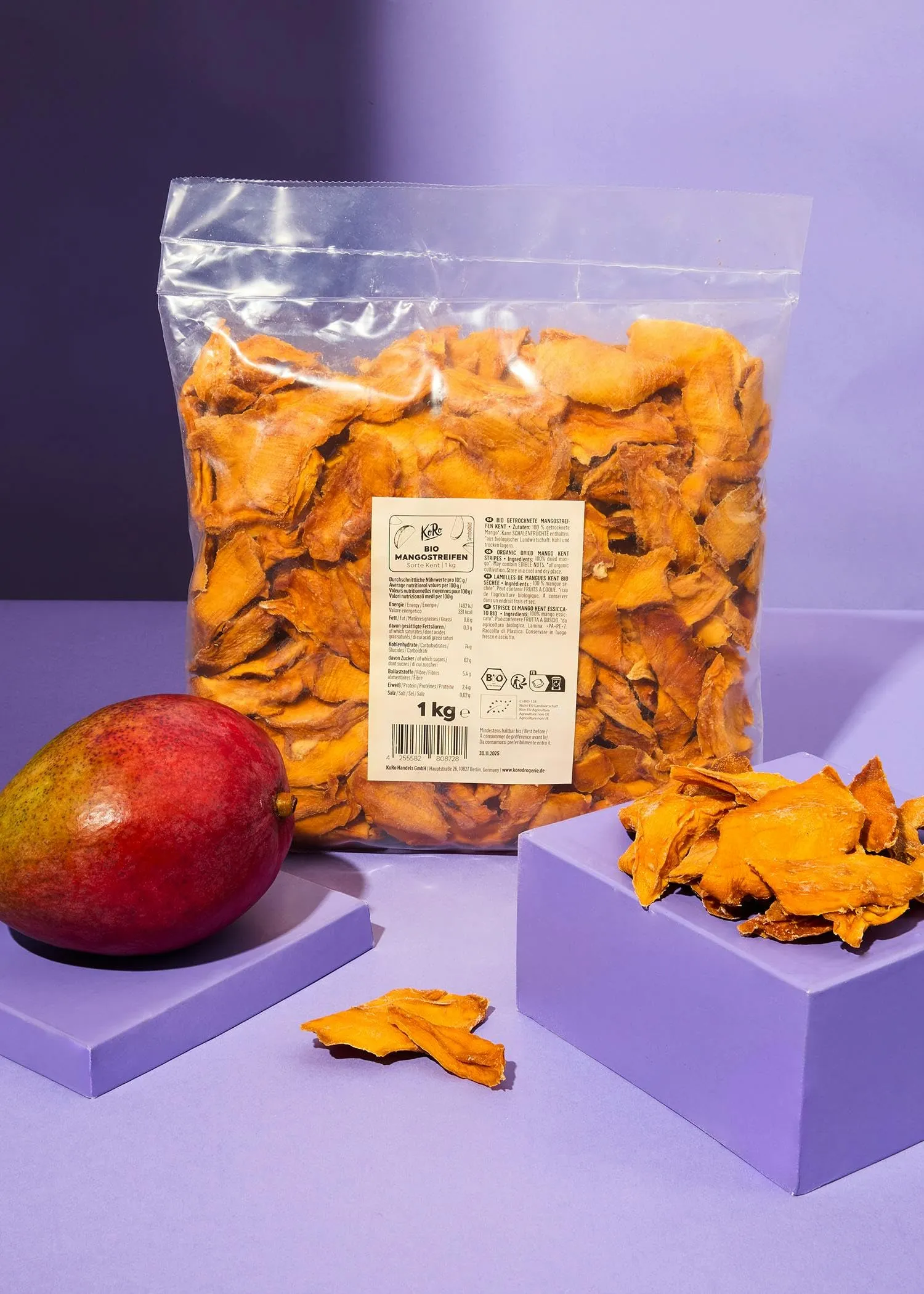 KoRo - Mango Kent a Fette Bio 1 kg