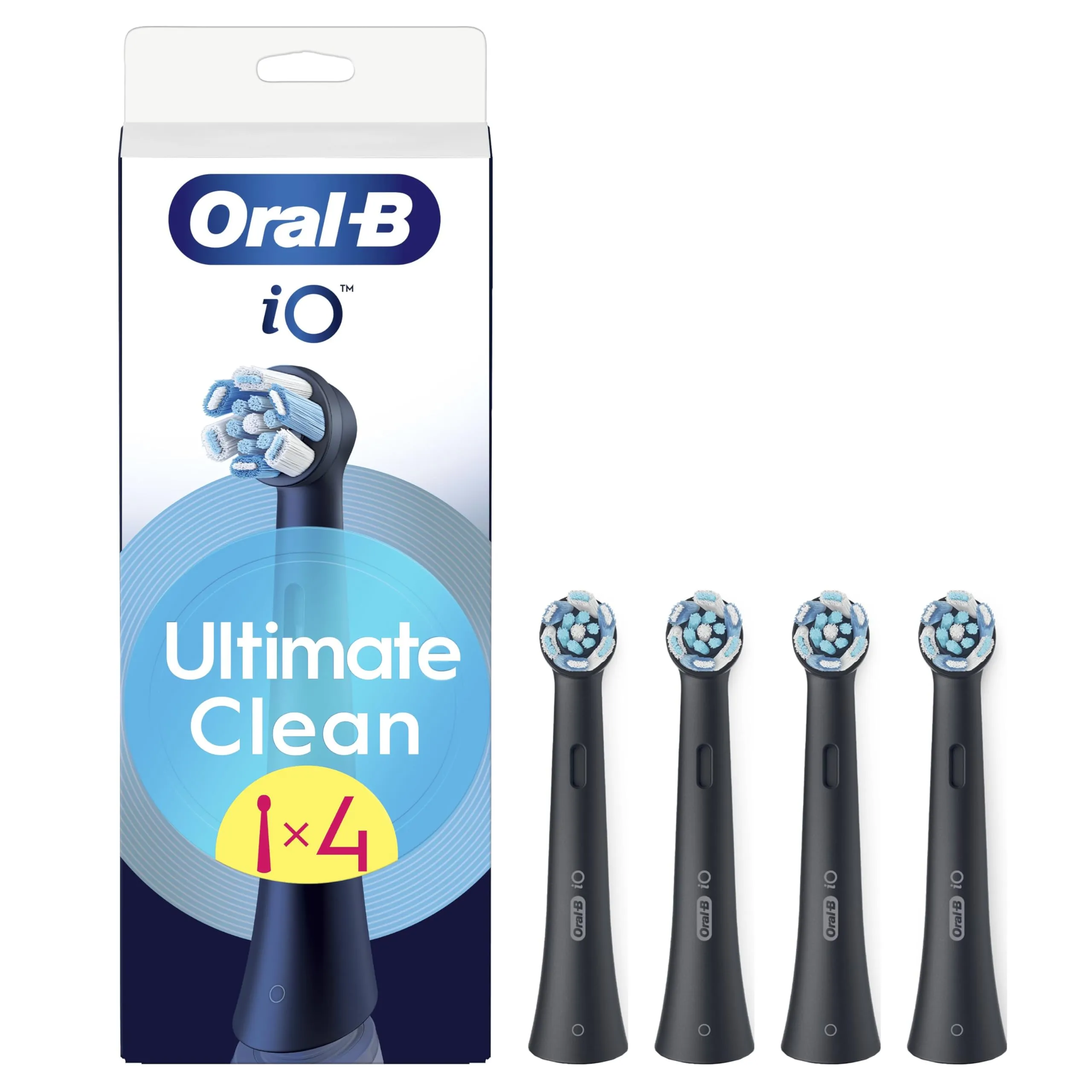 Oral-B iO Series Ultimate Clean Testine di Ricambio Nere