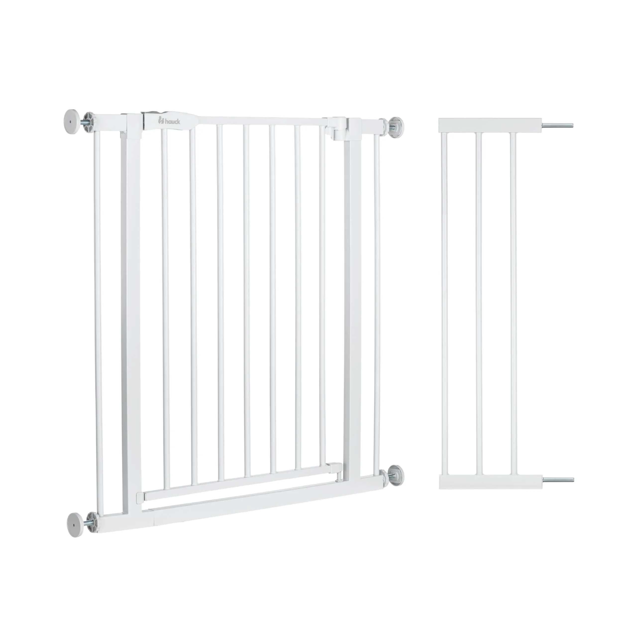 Hauck Open N Stop 2 con Estensione 21 cm - Cancelletto di Sicurezza per Bambini e Cani