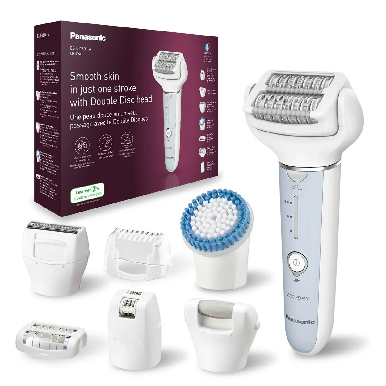 Panasonic ES-EY90 Epilatore Bagnato e Asciutto