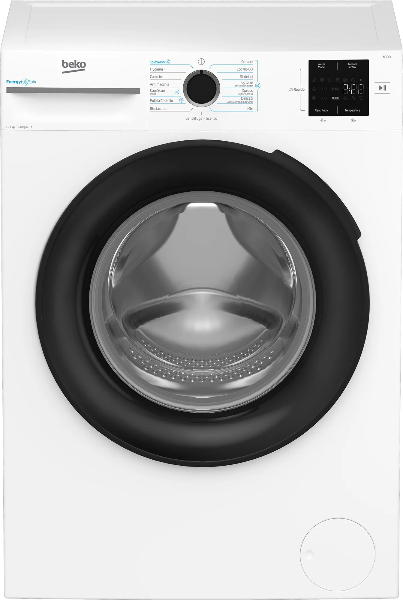 Beko MWBMU3921B Lavatrice a Libera Installazione 9 kg Classe A