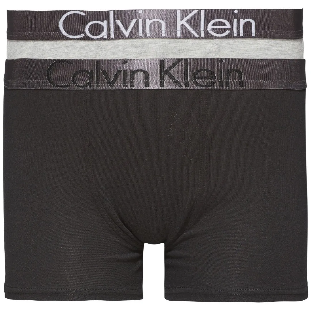 Calvin Klein Bambino Pantaloncini Boxer Confezione da 2 Cotone Elasticizzato