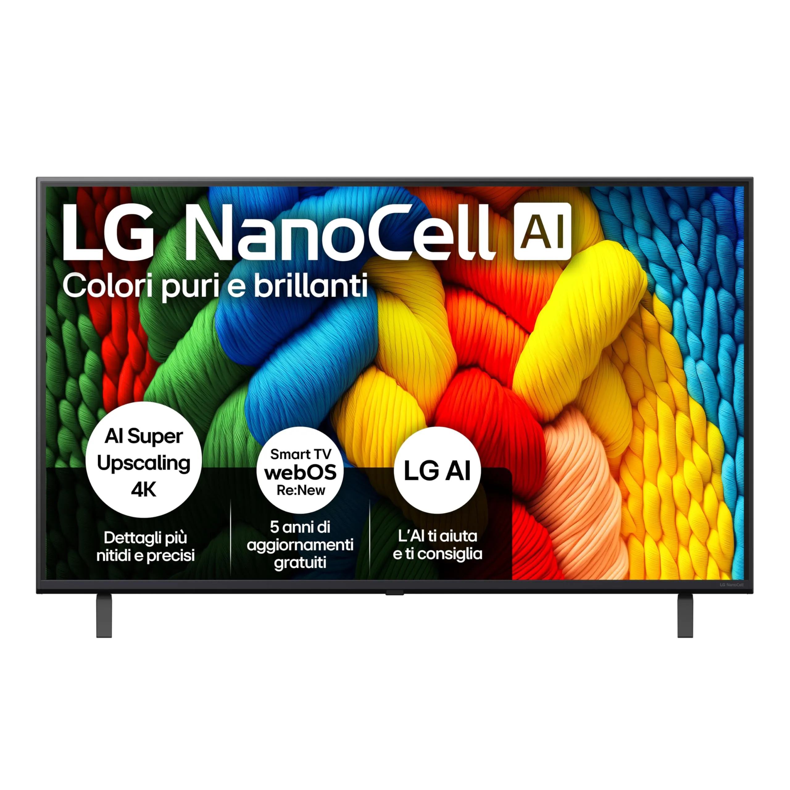 LG NanoCell AI NANO80 43 pollici Smart TV 4K 2025