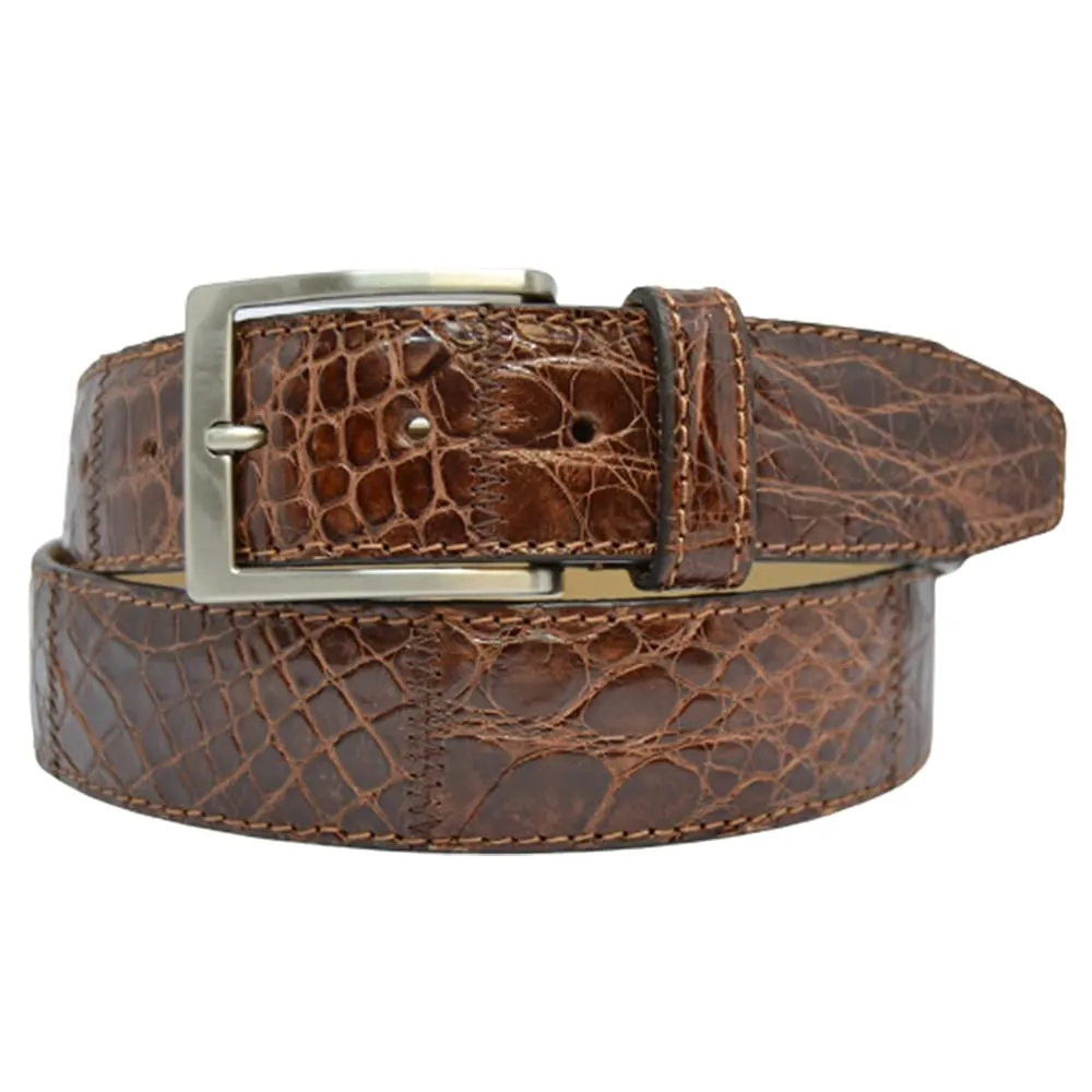Cintura in Coccodrillo cm 4