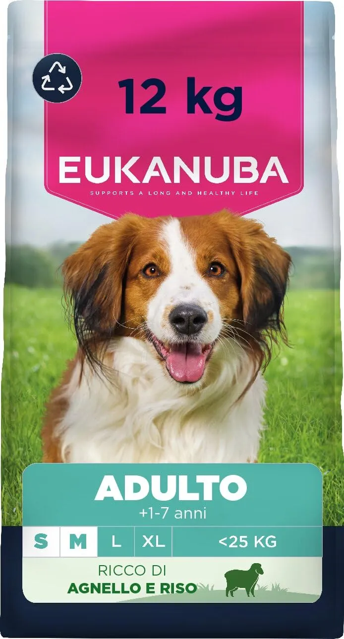 Eukanuba Agnello e Riso - Alimento Secco per Cani di Taglia Piccola e Media