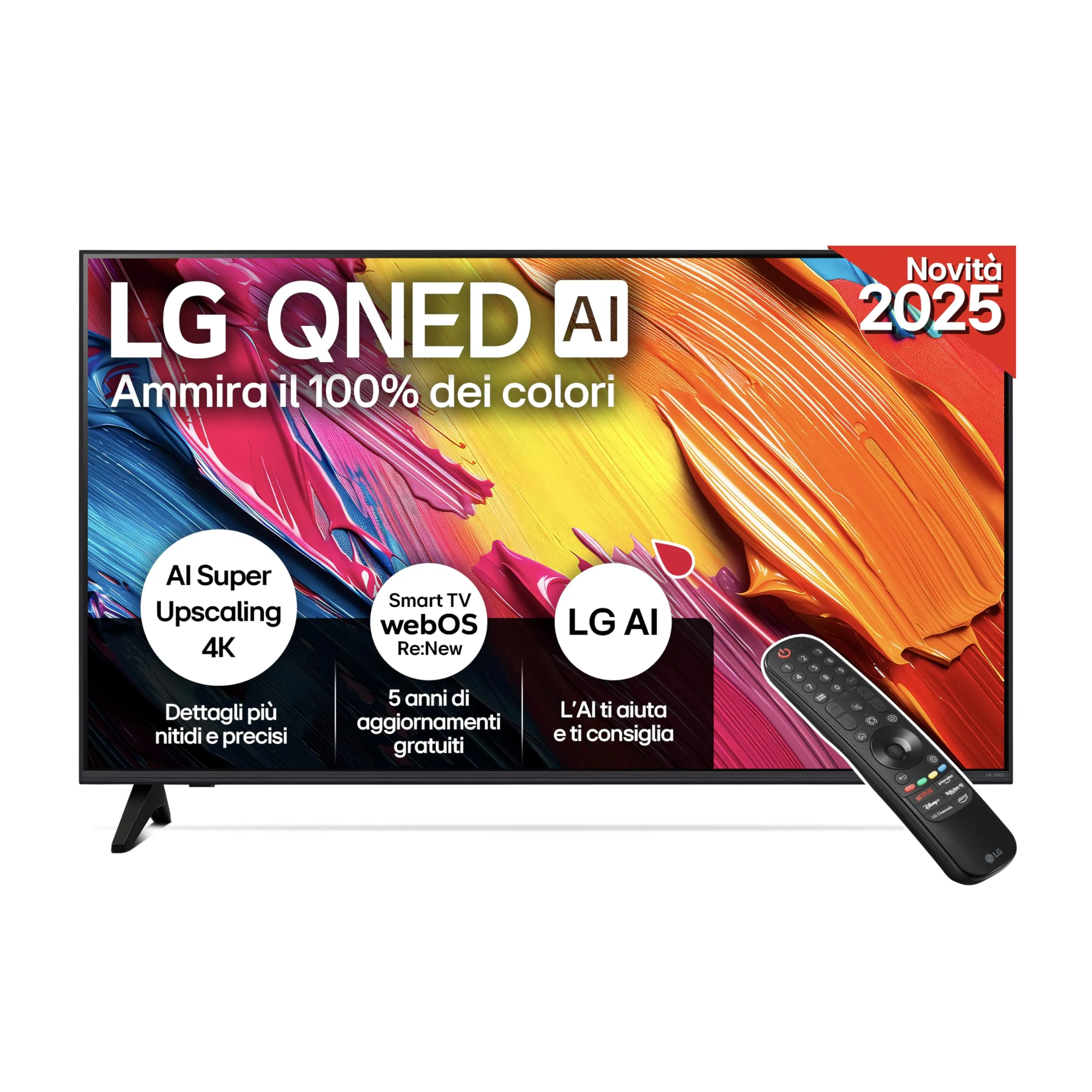 LG QNED AI QNED70 43 pollici Smart TV 4K