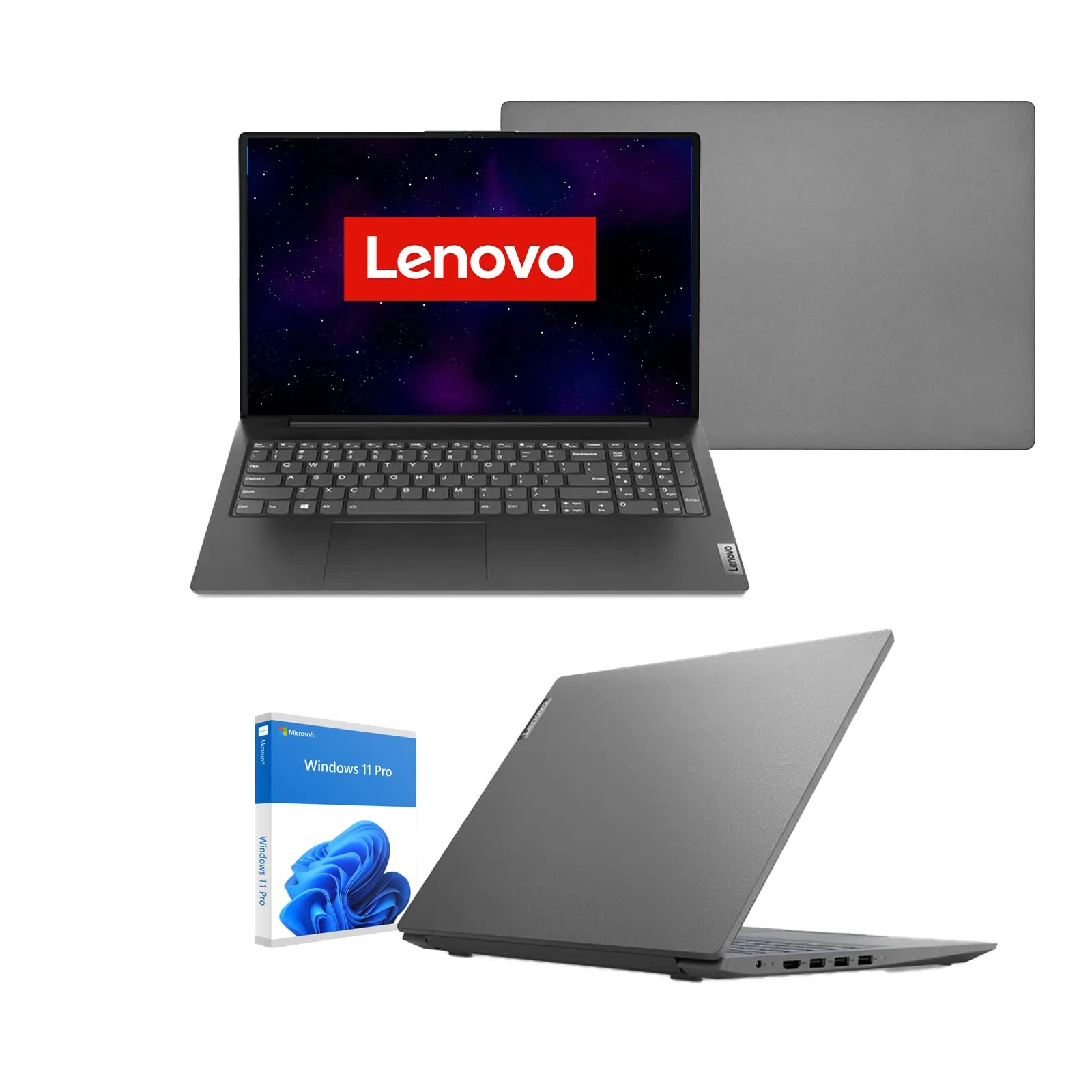 Lenovo Notebook 15,6" FHD - Intel N4020, 8GB RAM, 256GB SSD, Windows 11